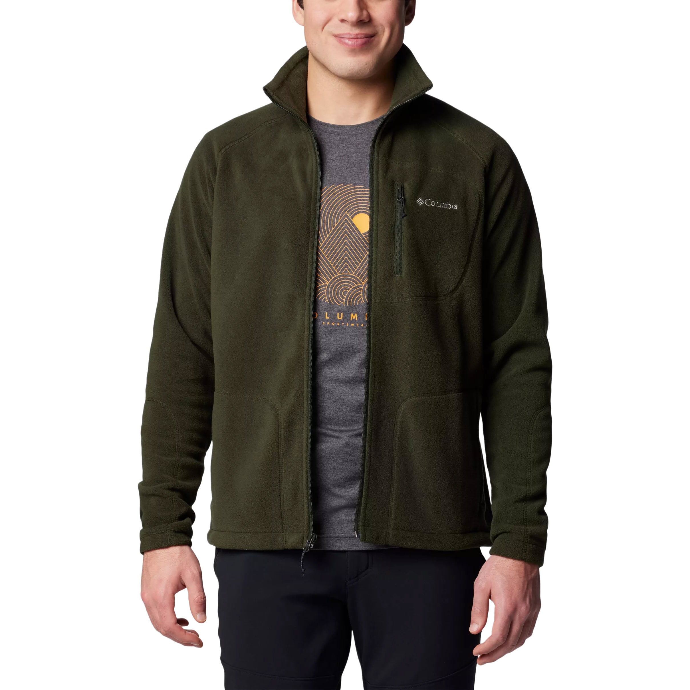 Columbia - Fast Trek II Greenscape - Fleecejacke