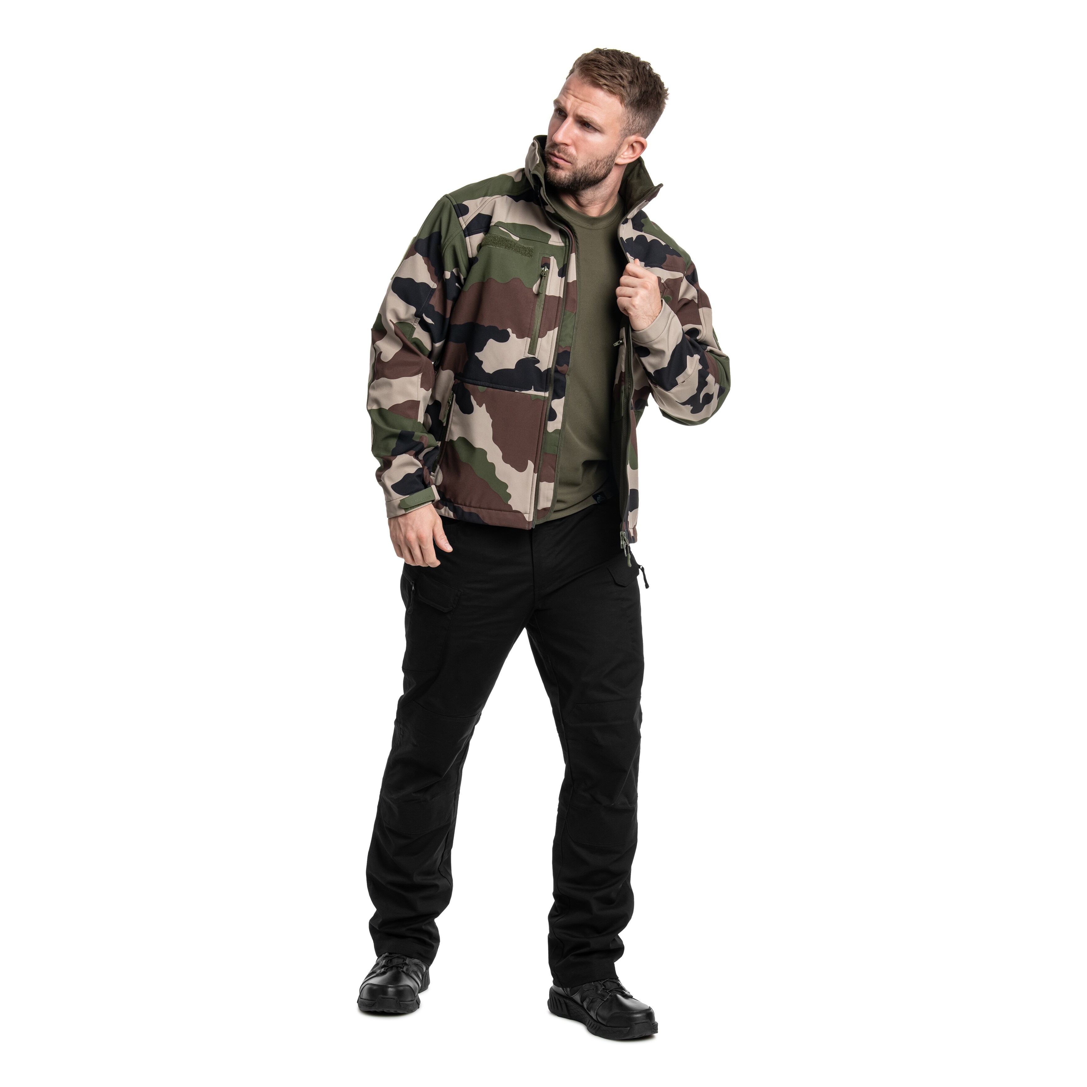 Mil-Tec - SCU 14 Softshell - Jacke - CCE Camo