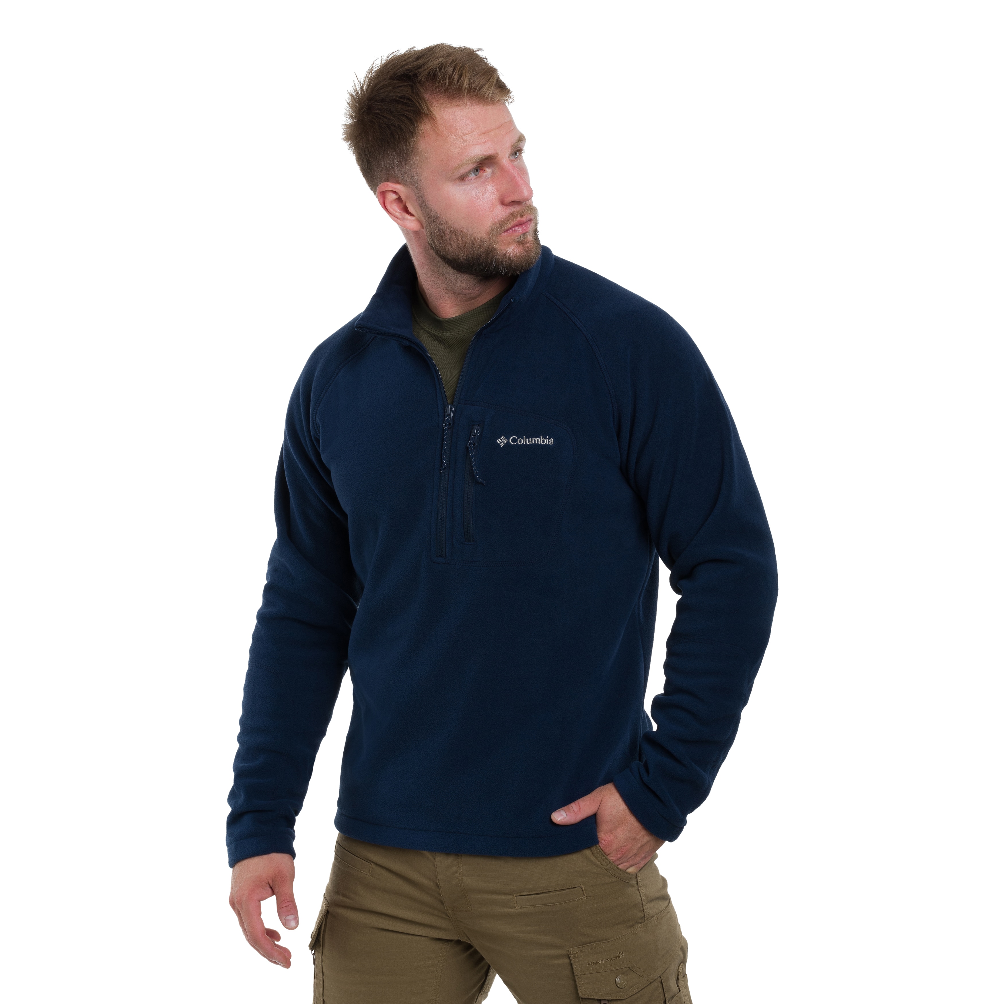 Columbia - Fast Trek III Half Zip - Fleece - Navy