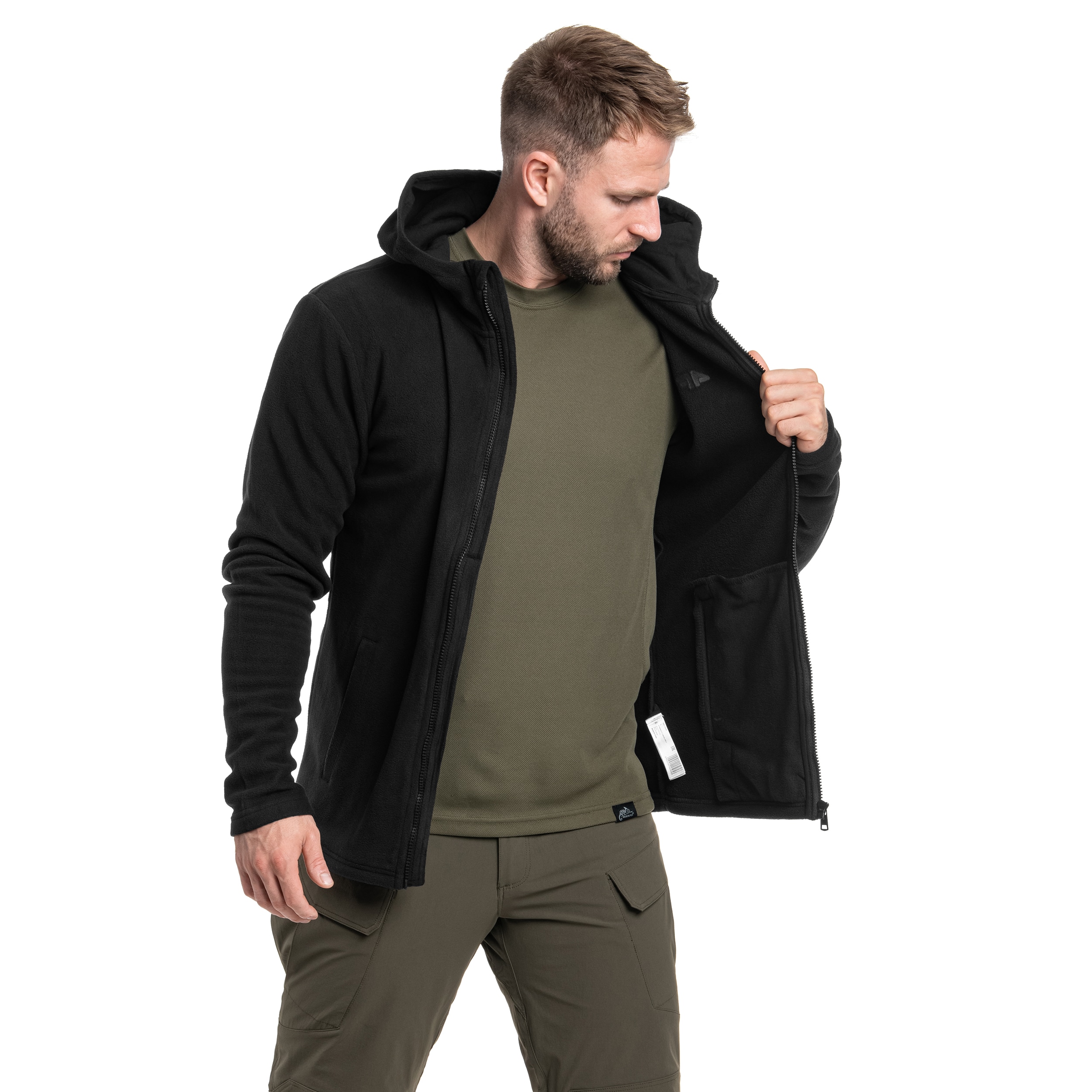 4F - Regular Fleecejacke - Schwarz