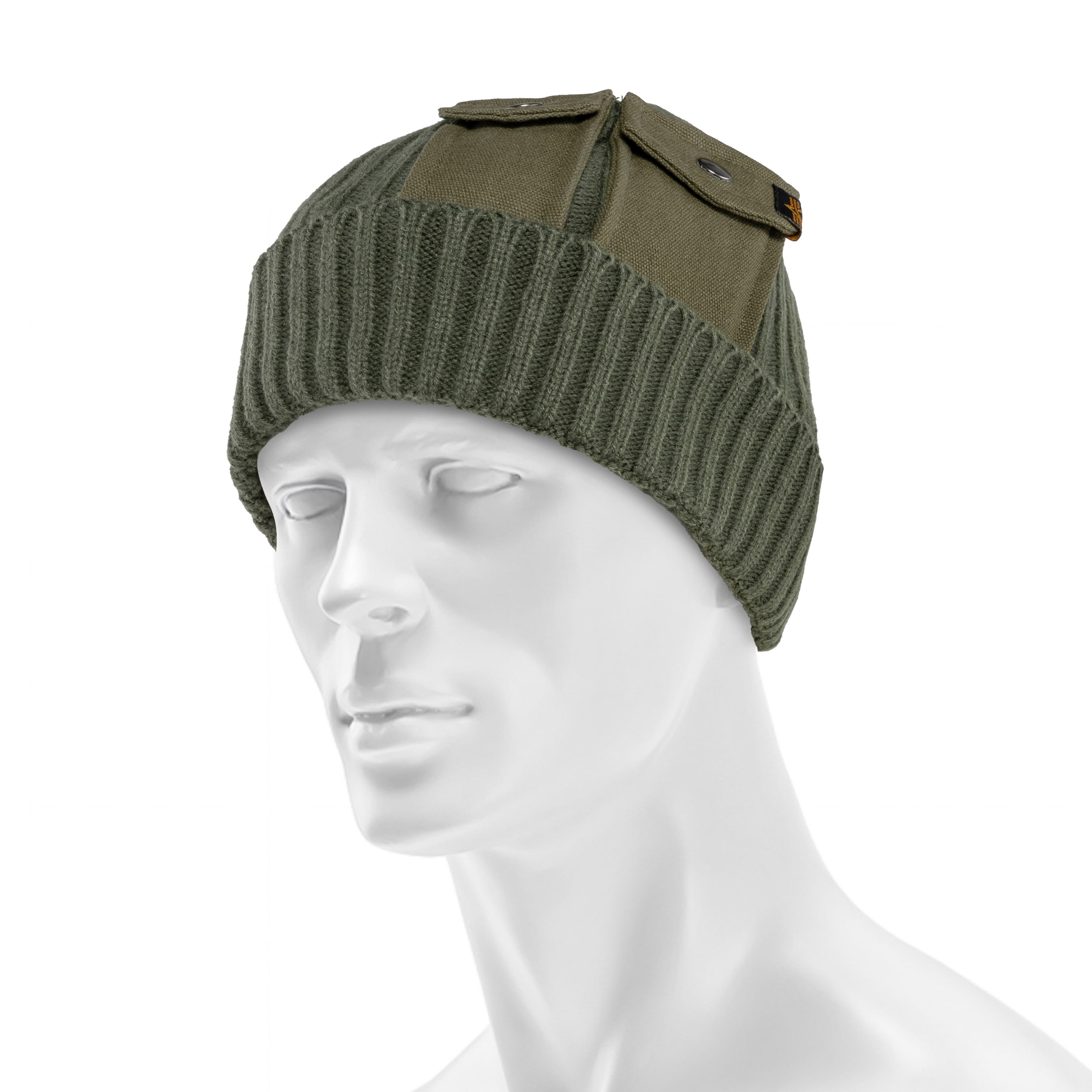 Alpha Industries - Utility Beanie Mütze - Dark Olive