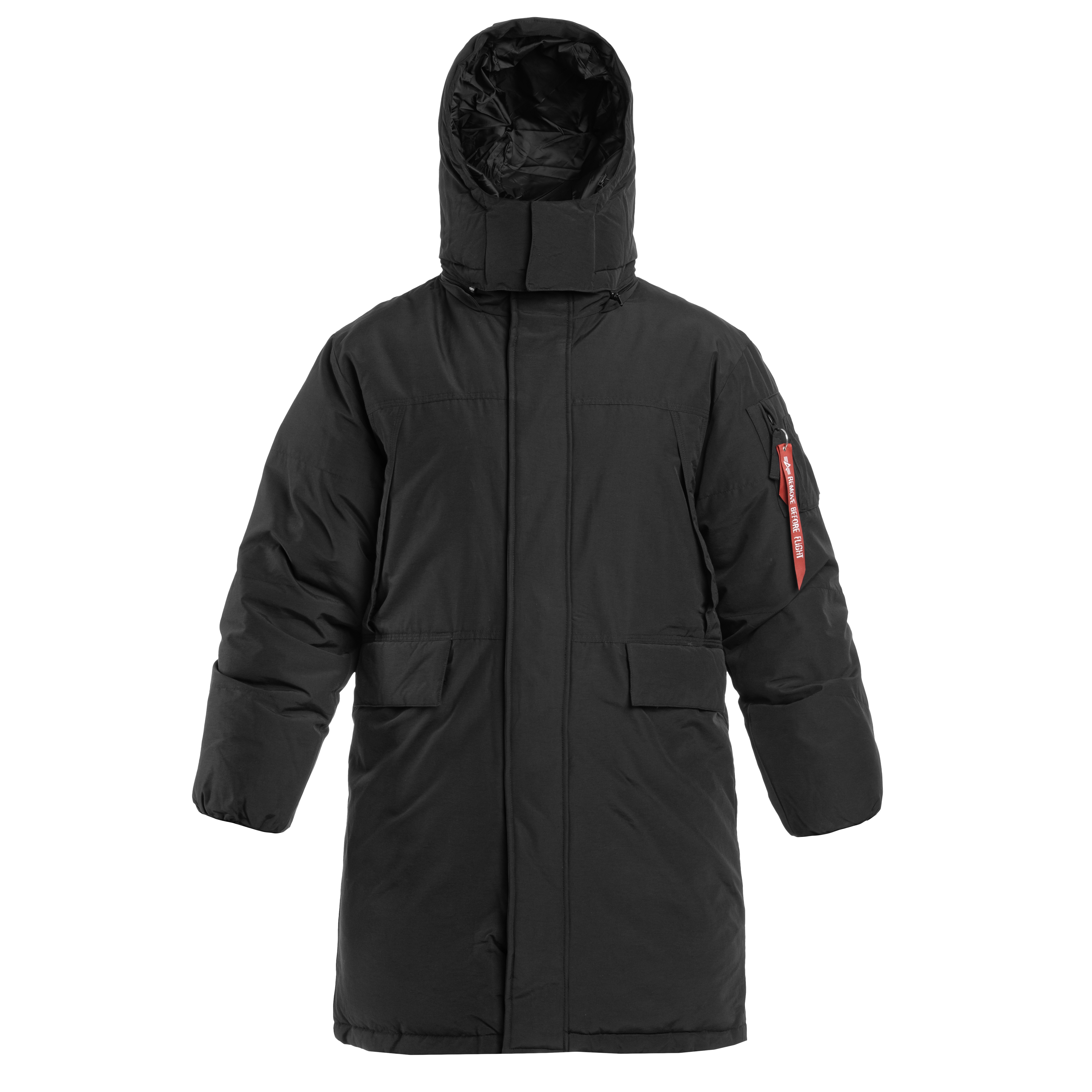 Alpha Industries - Puffer Parka Jacke - Black