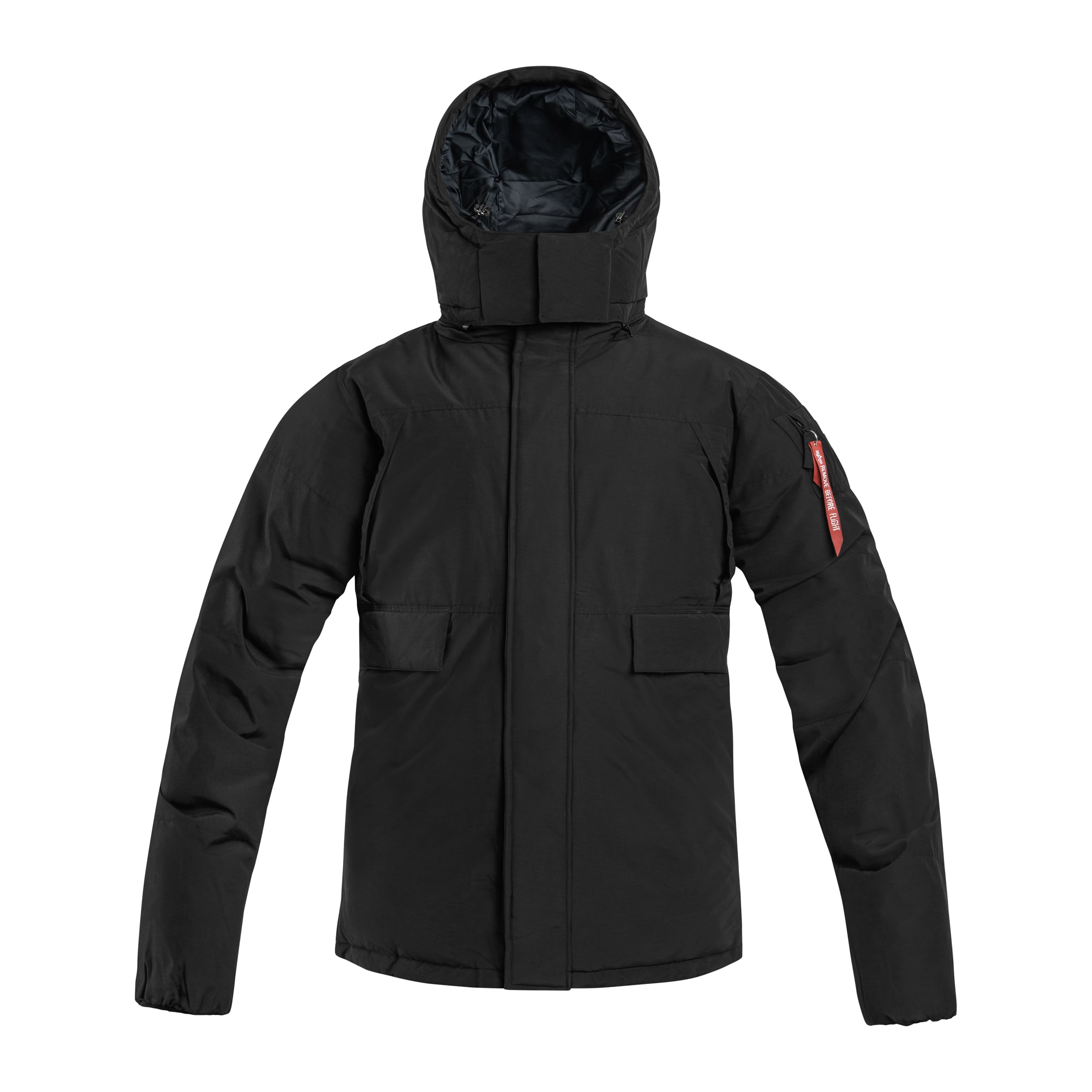 Alpha Industries - Puffer Parka Jacke - Black