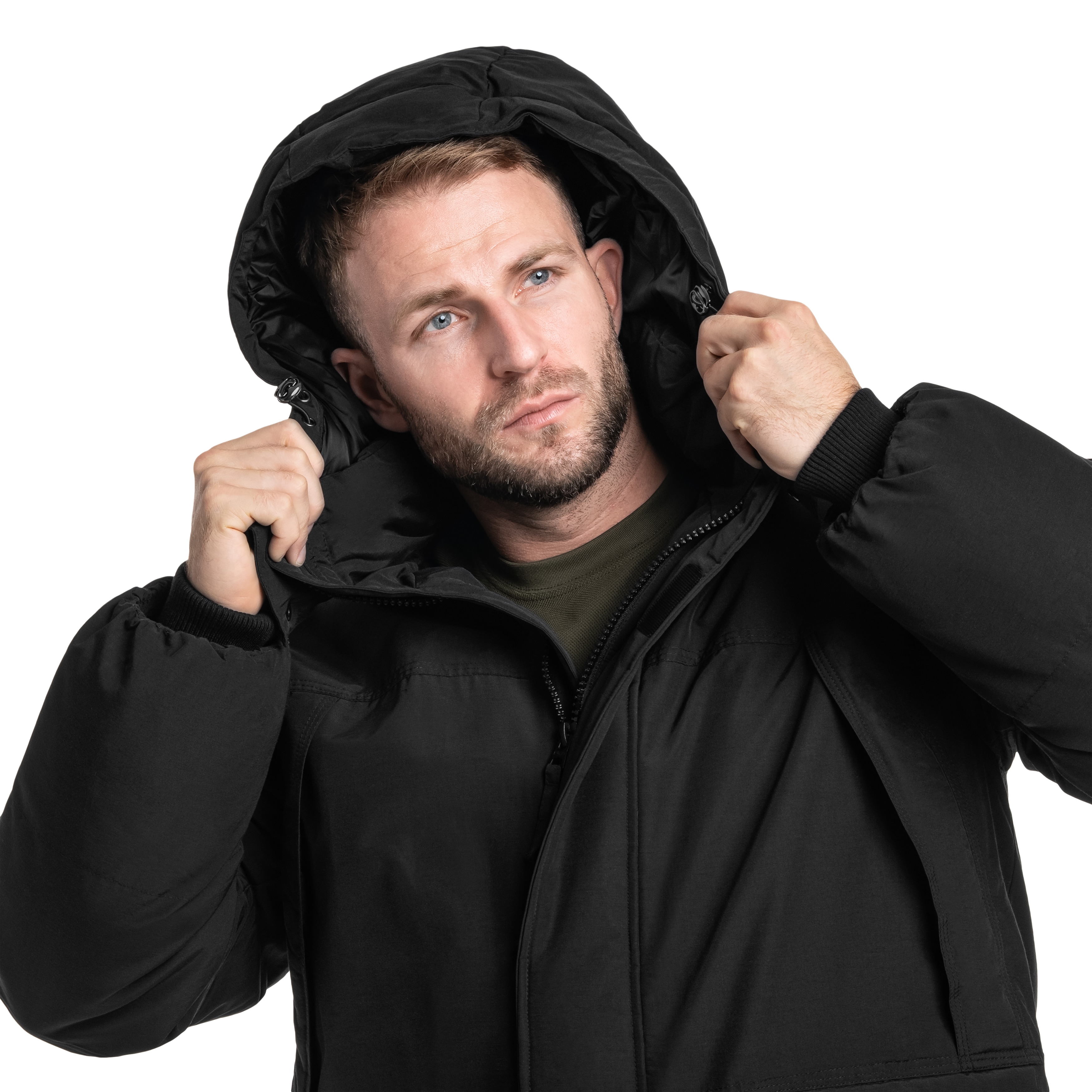 Alpha Industries - Puffer Parka Jacke - Black