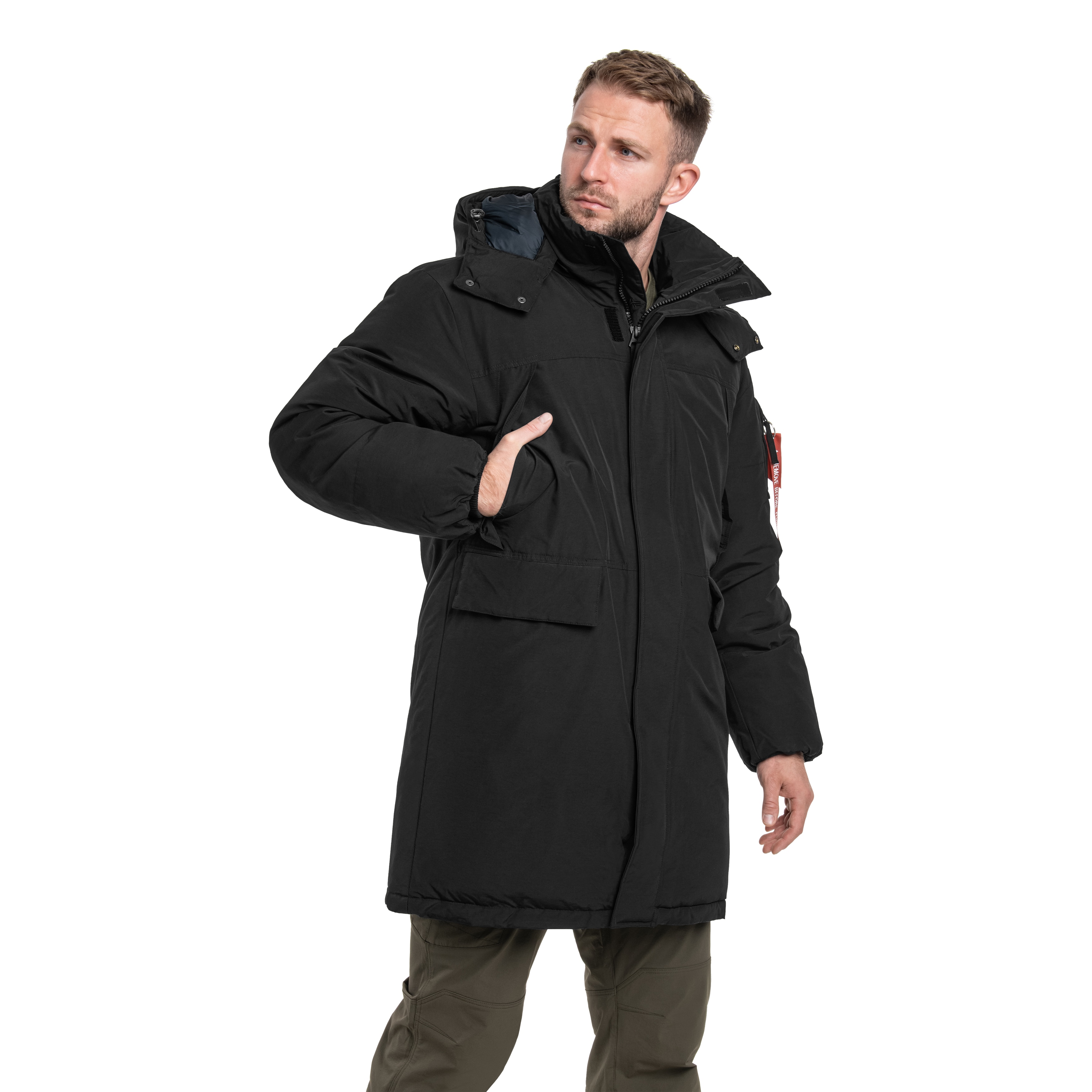 Alpha Industries - Puffer Parka Jacke - Black