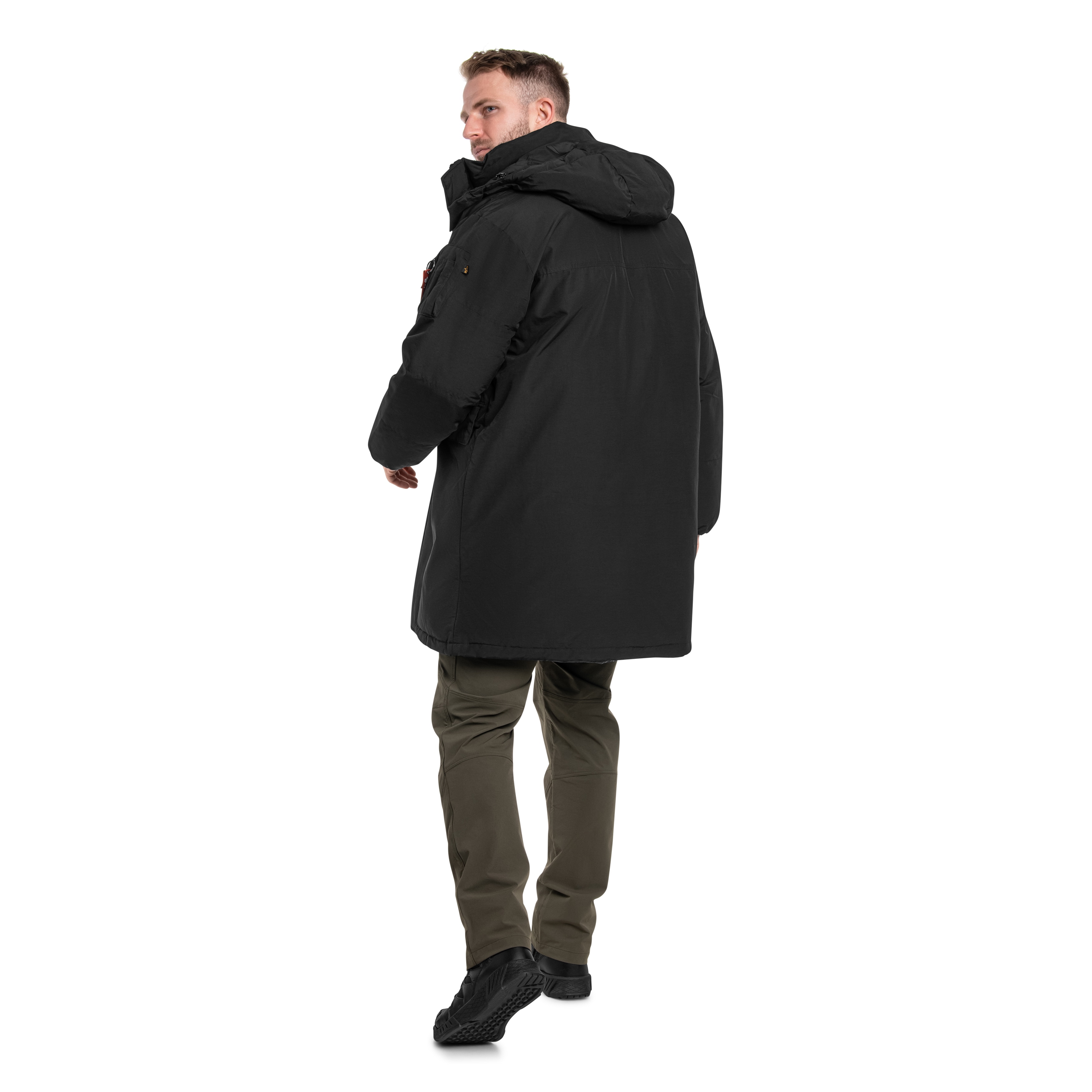 Alpha Industries - Puffer Parka Jacke - Black