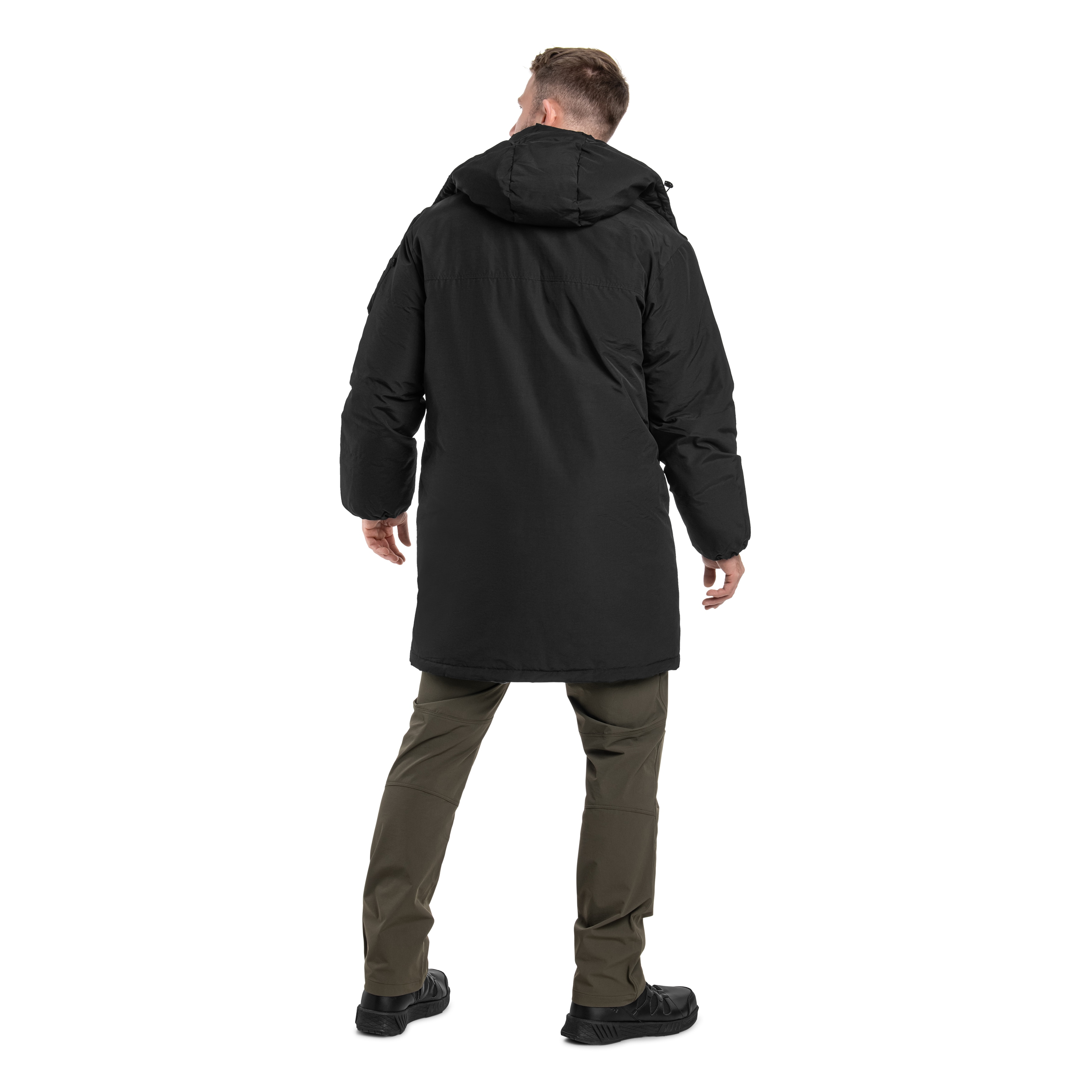 Alpha Industries - Puffer Parka Jacke - Black