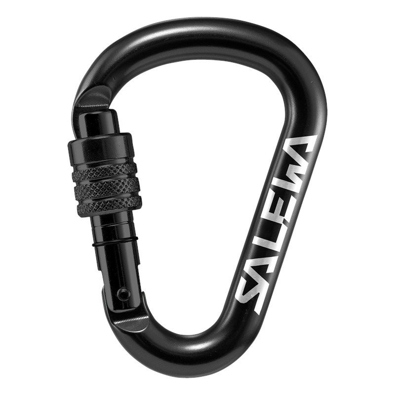 Salewa - HMS G2 Screw S - Kletterkarabiner - Black