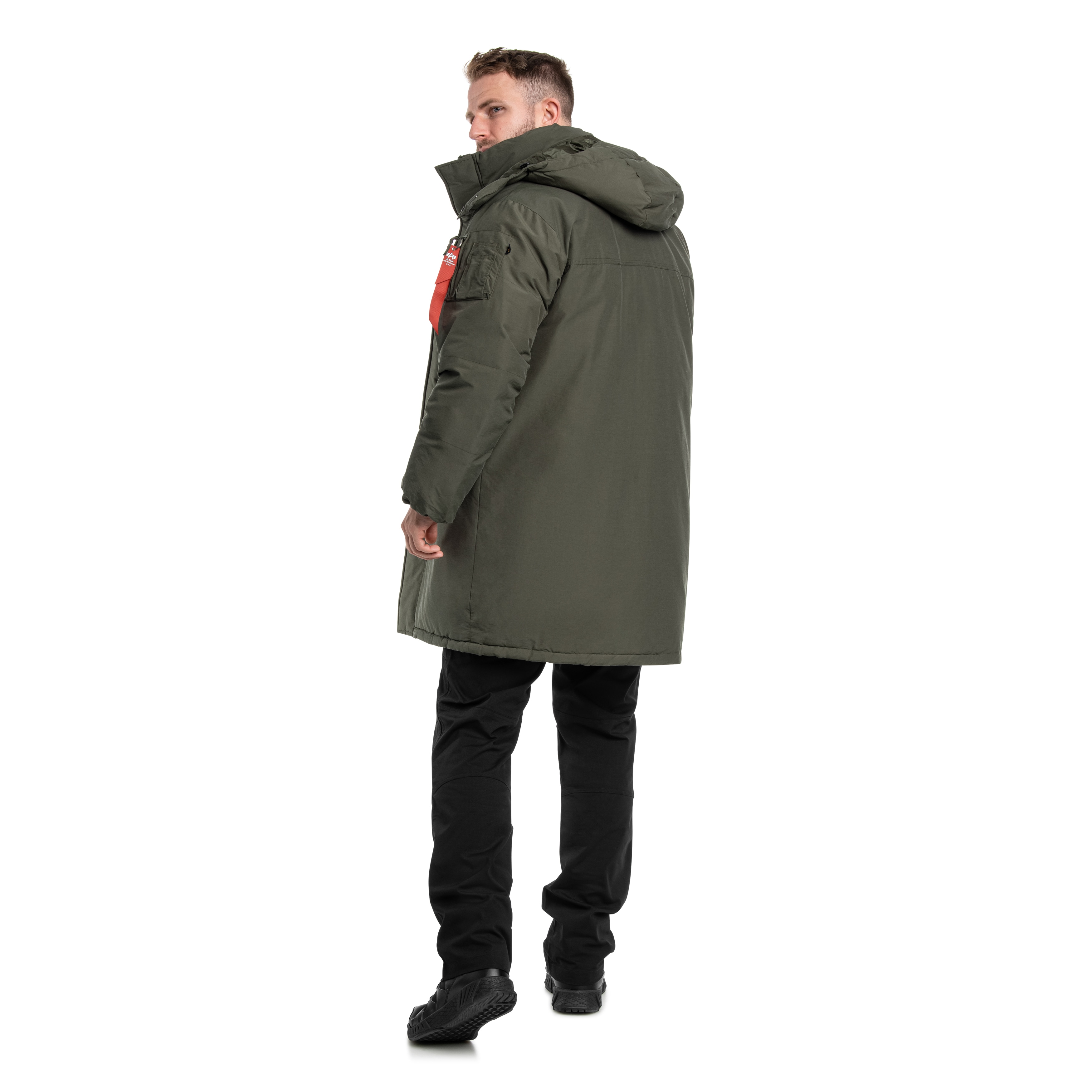 Alpha - Industries Puffer Parka Jacke - Dark Olive