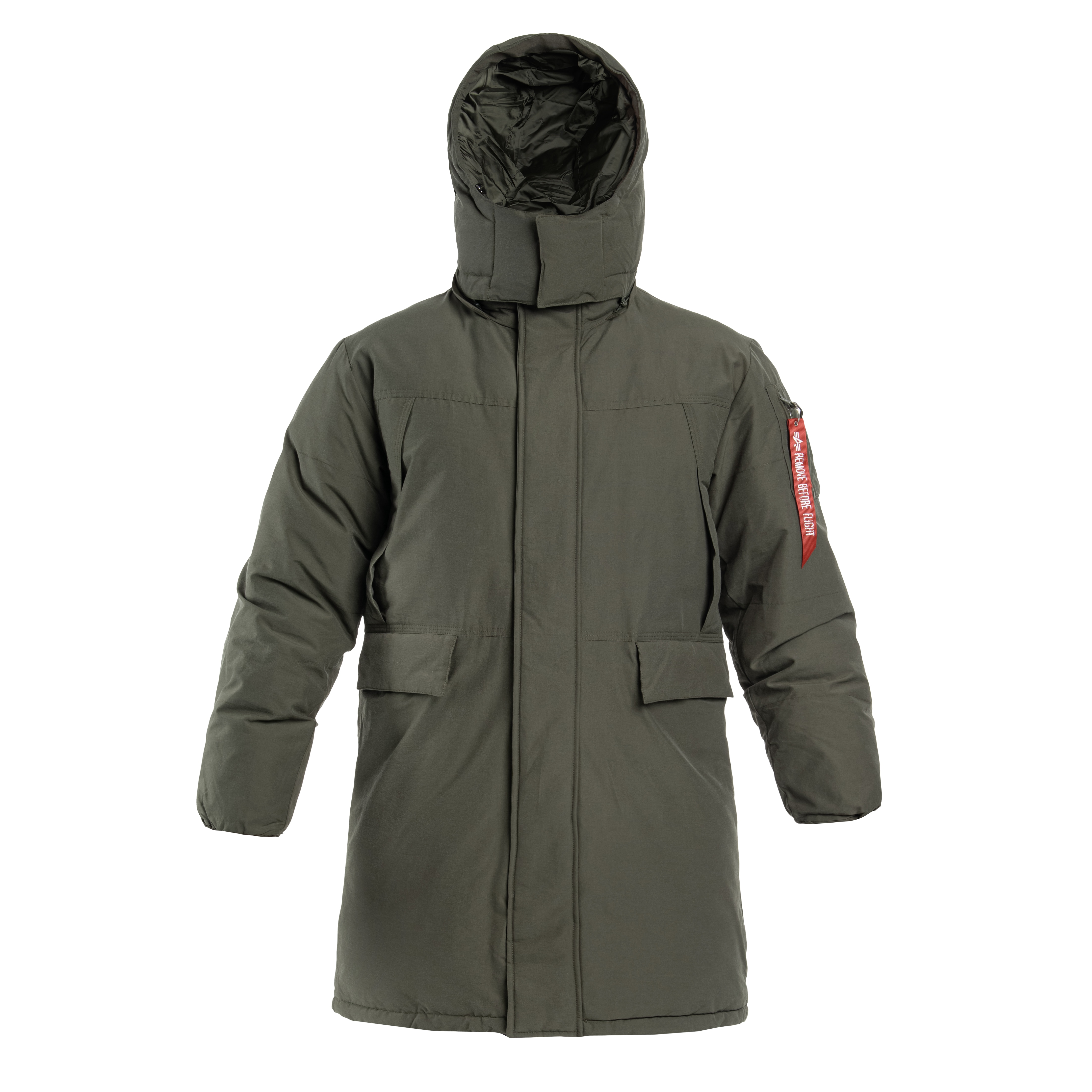 Alpha - Industries Puffer Parka Jacke - Dark Olive