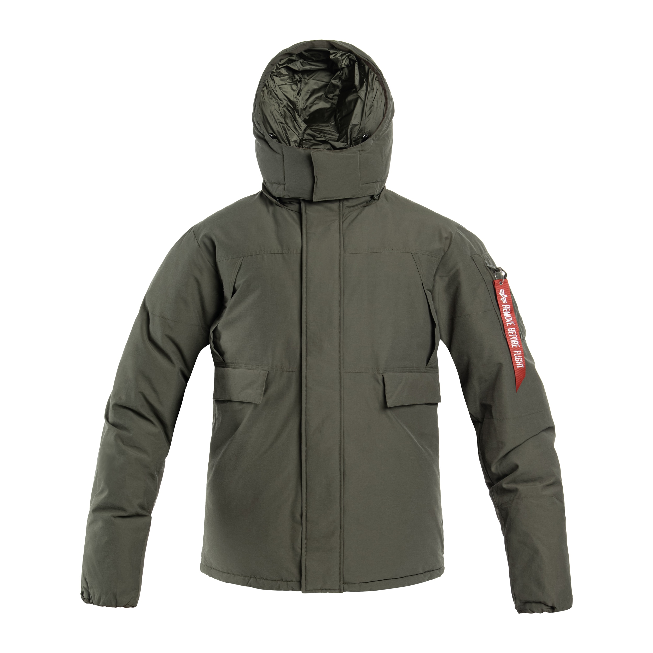 Alpha - Industries Puffer Parka Jacke - Dark Olive