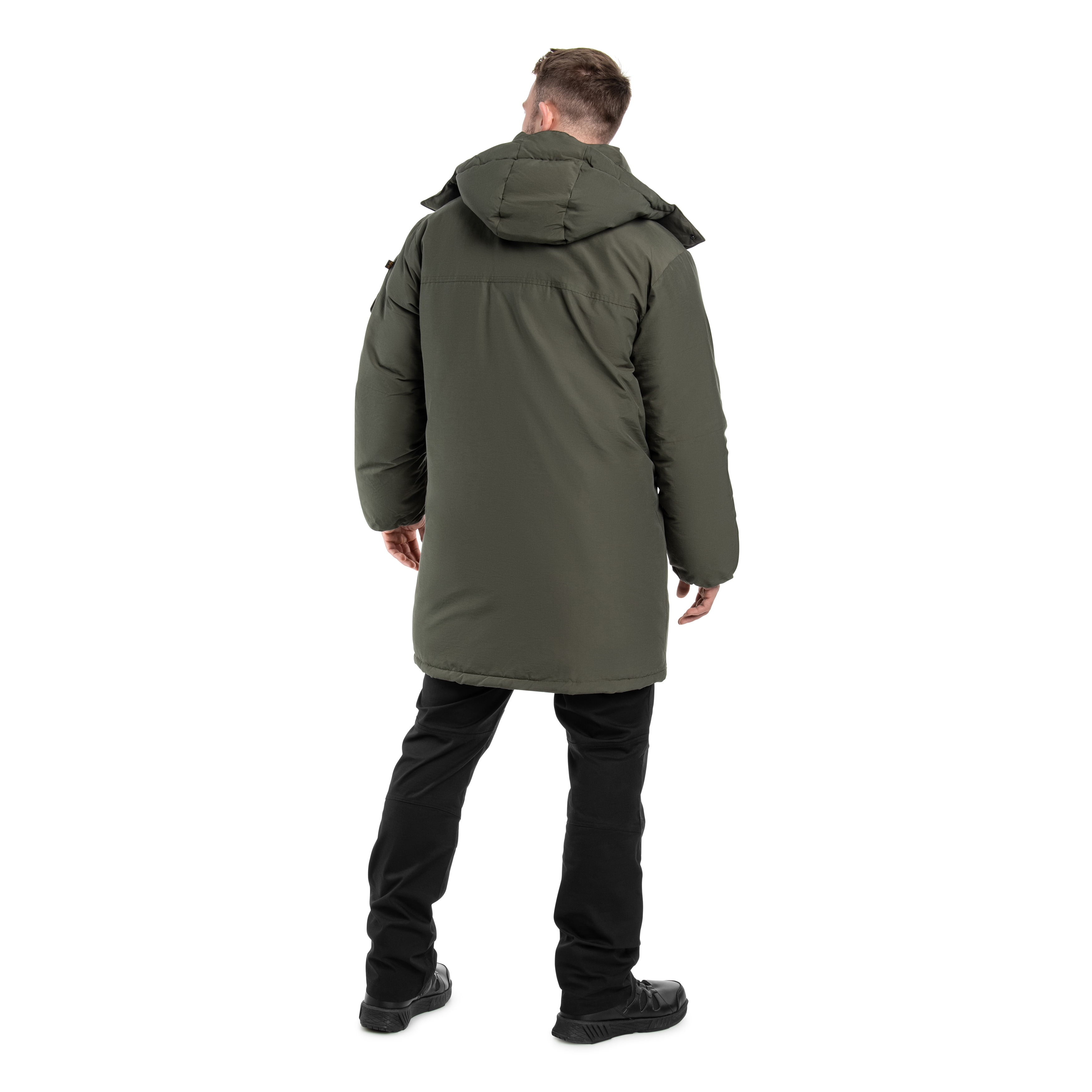 Alpha - Industries Puffer Parka Jacke - Dark Olive