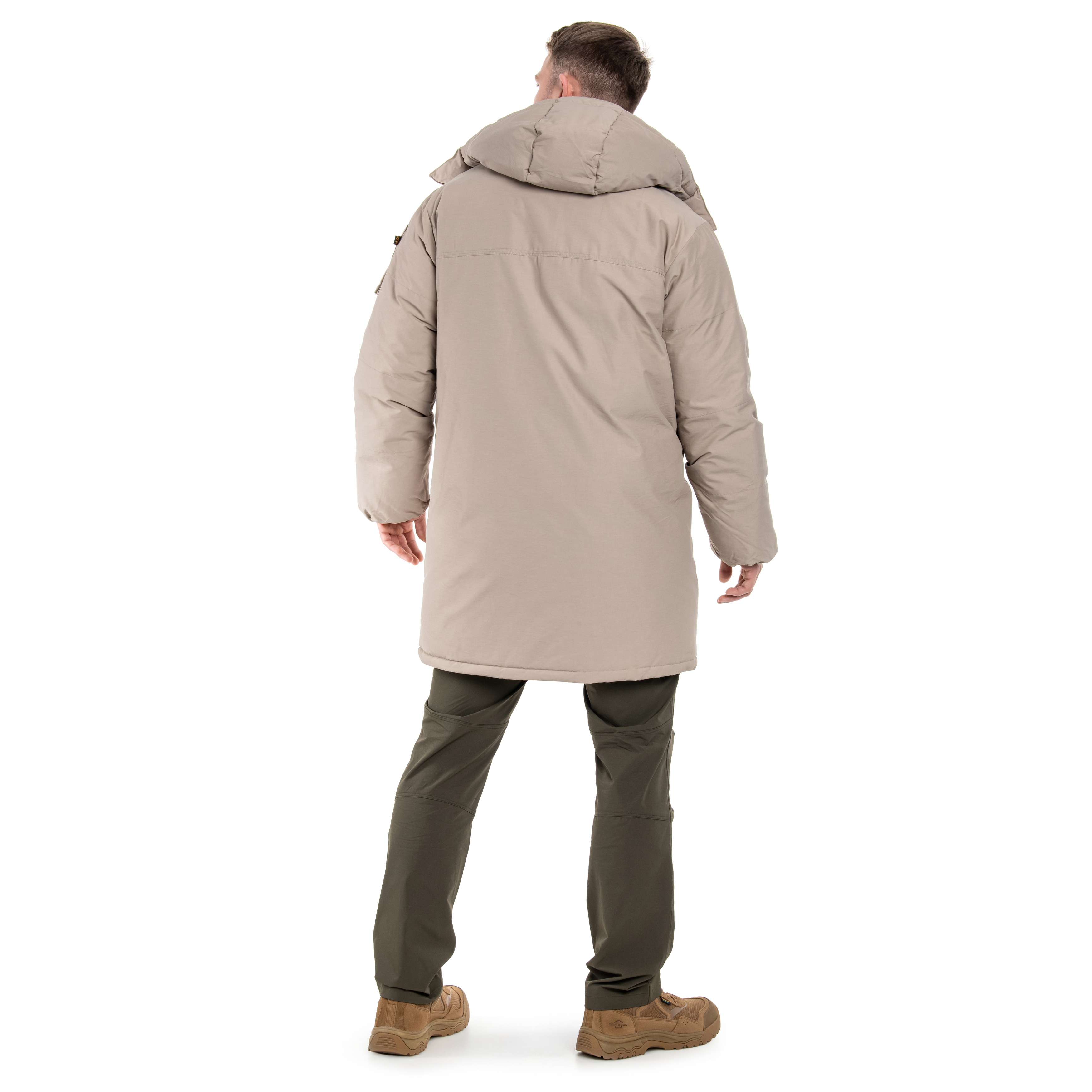 Alpha Industries - Puffer Parka Jacke - Vintage Sand