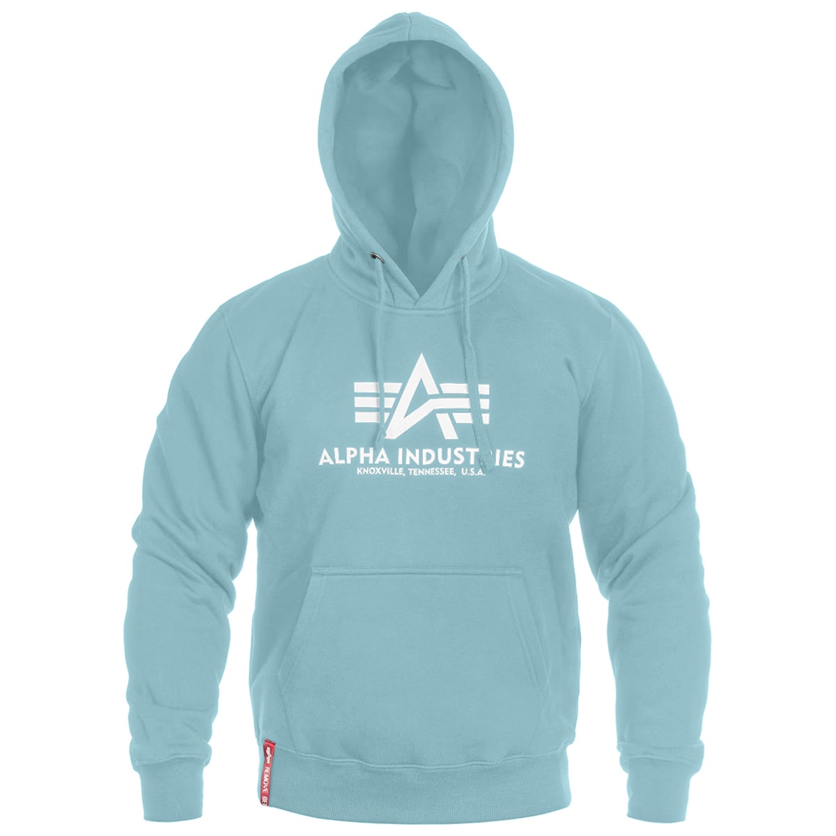 Alpha Industries - Basic Hoody - Sweatshirt - Grey/Blue