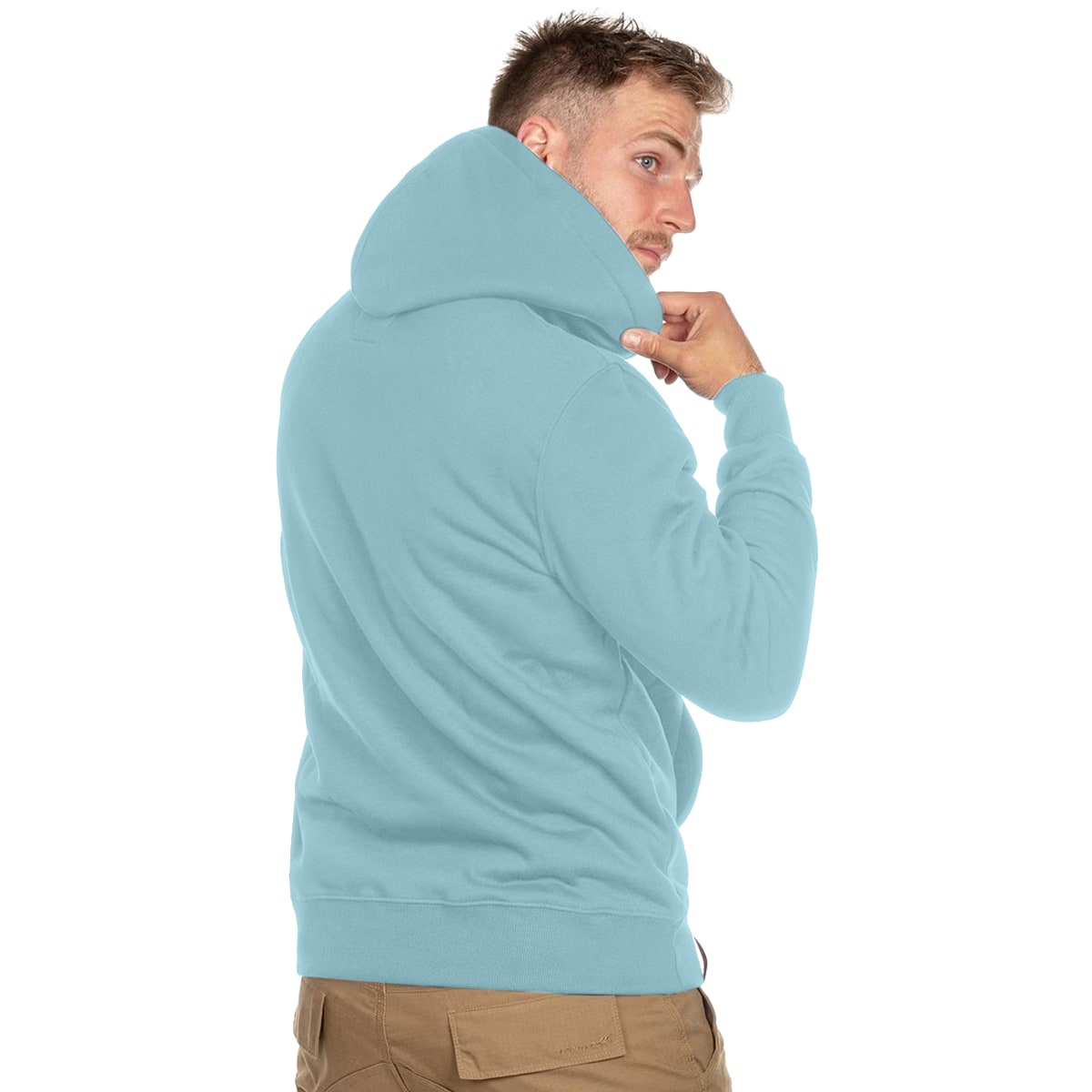 Alpha Industries - Basic Hoody - Sweatshirt - Grey/Blue