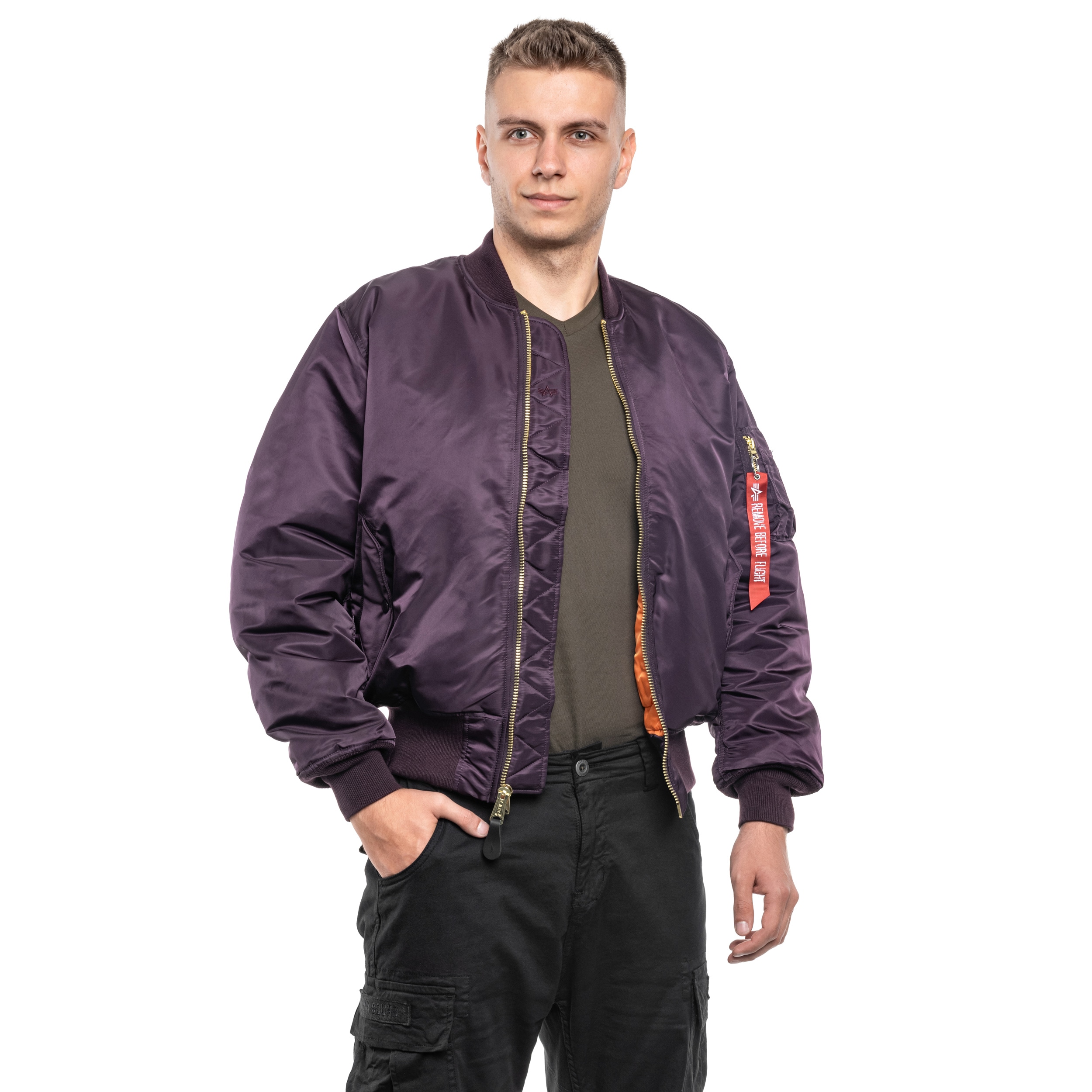 Alpha Industries - MA-1 Heritage Jacke - Plum