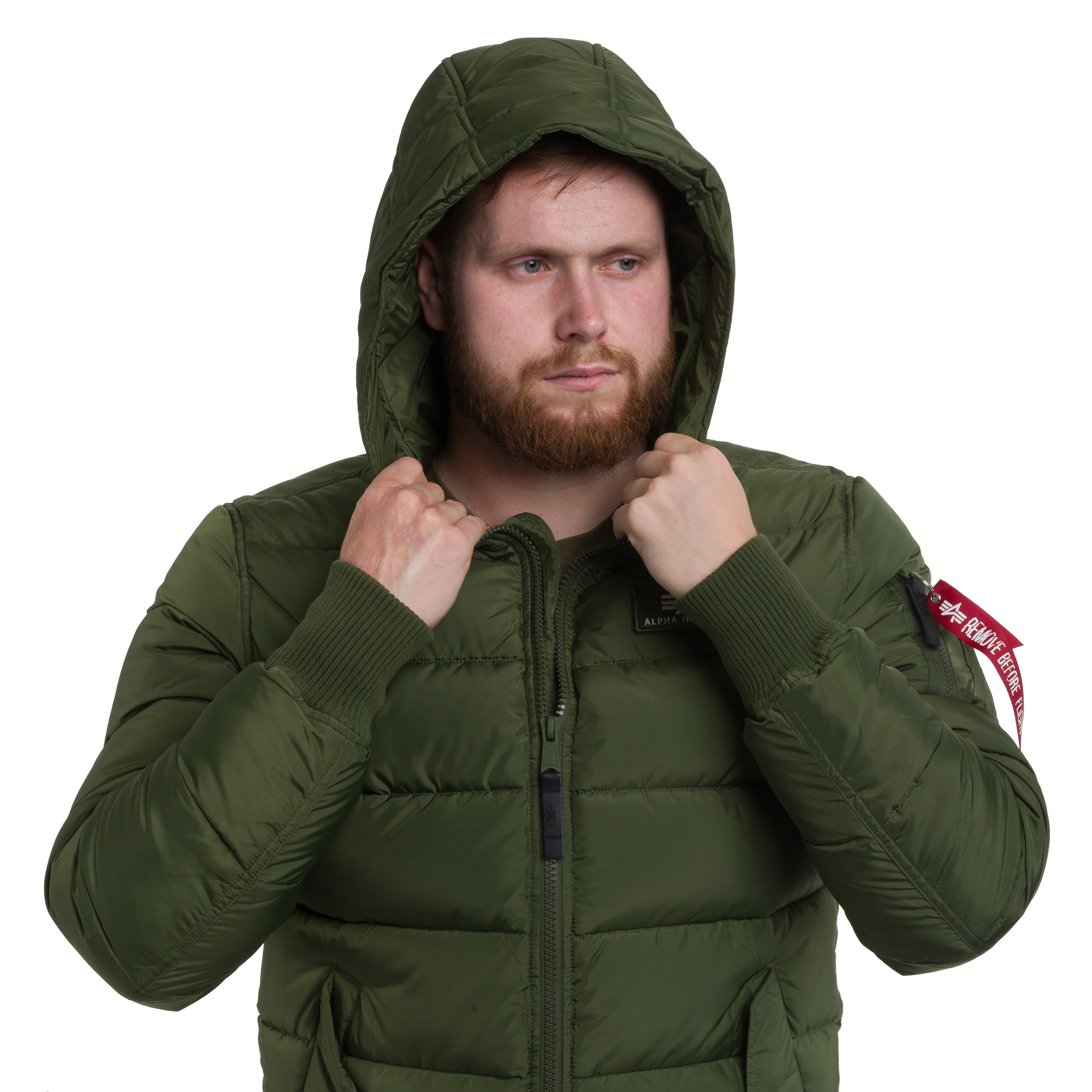 Alpha Industries - Hooded Puffer FD - Jacke - Dark Green