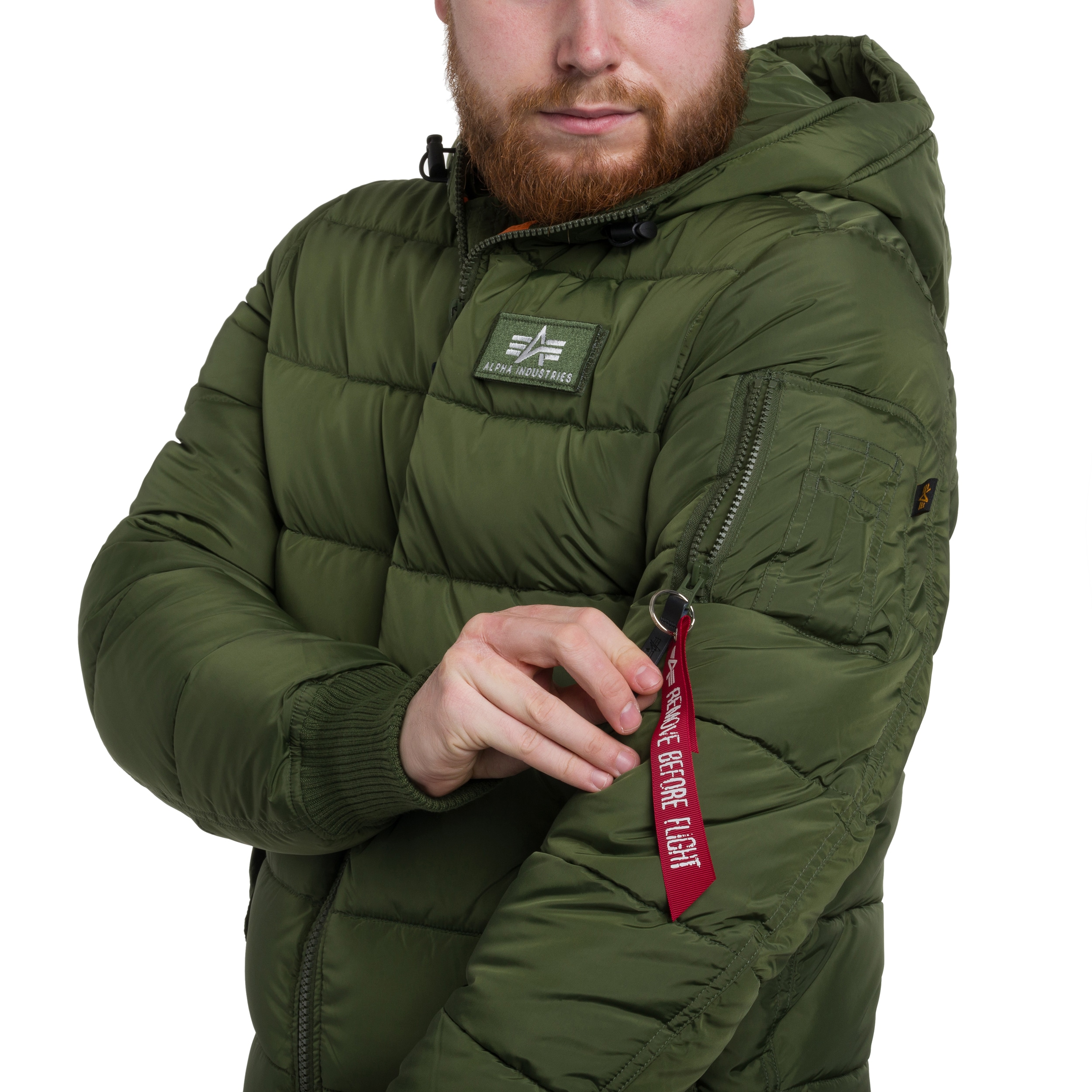 Alpha Industries - Hooded Puffer FD - Jacke - Dark Green