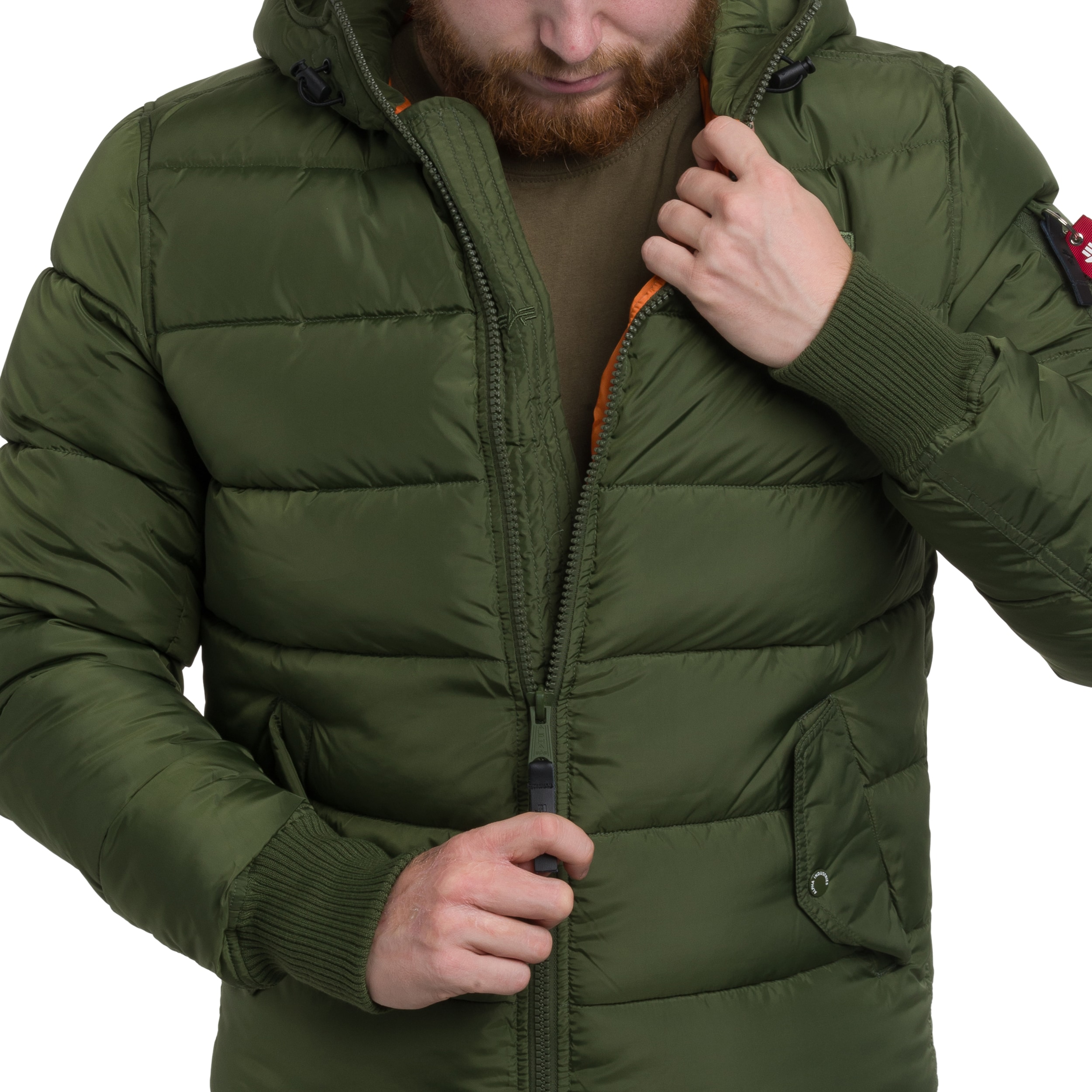 Alpha Industries - Hooded Puffer FD - Jacke - Dark Green