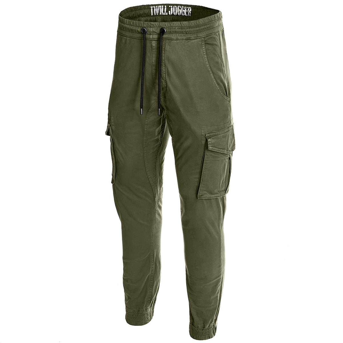 Alpha Industries - Cotton Twill Jogger Hose - Dark Olive