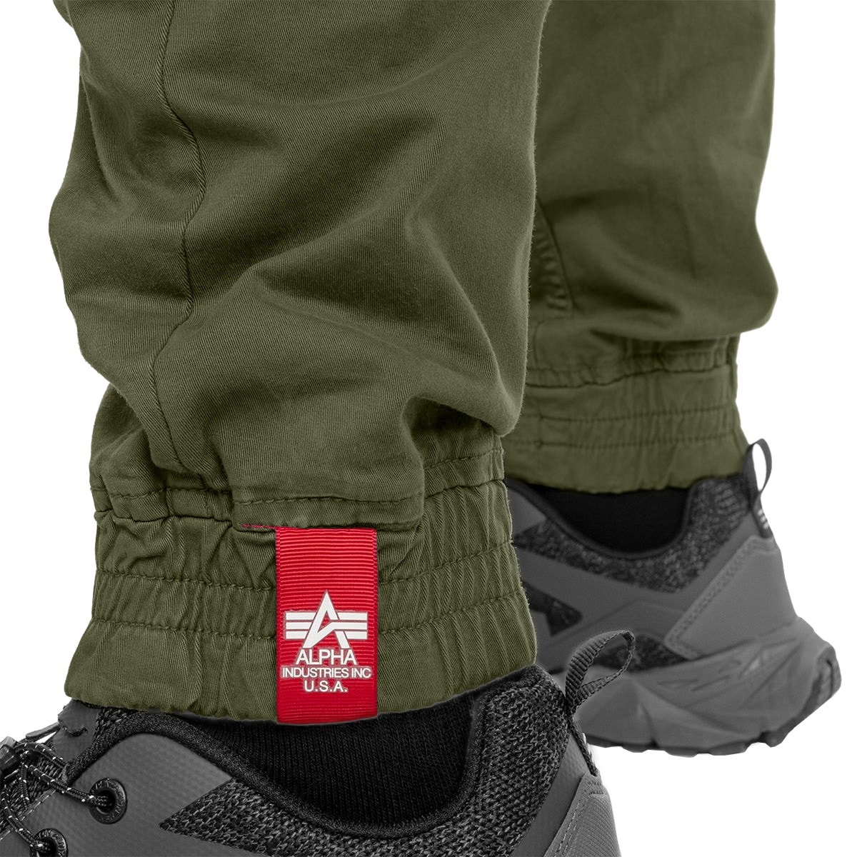 Alpha Industries - Cotton Twill Jogger Hose - Dark Olive