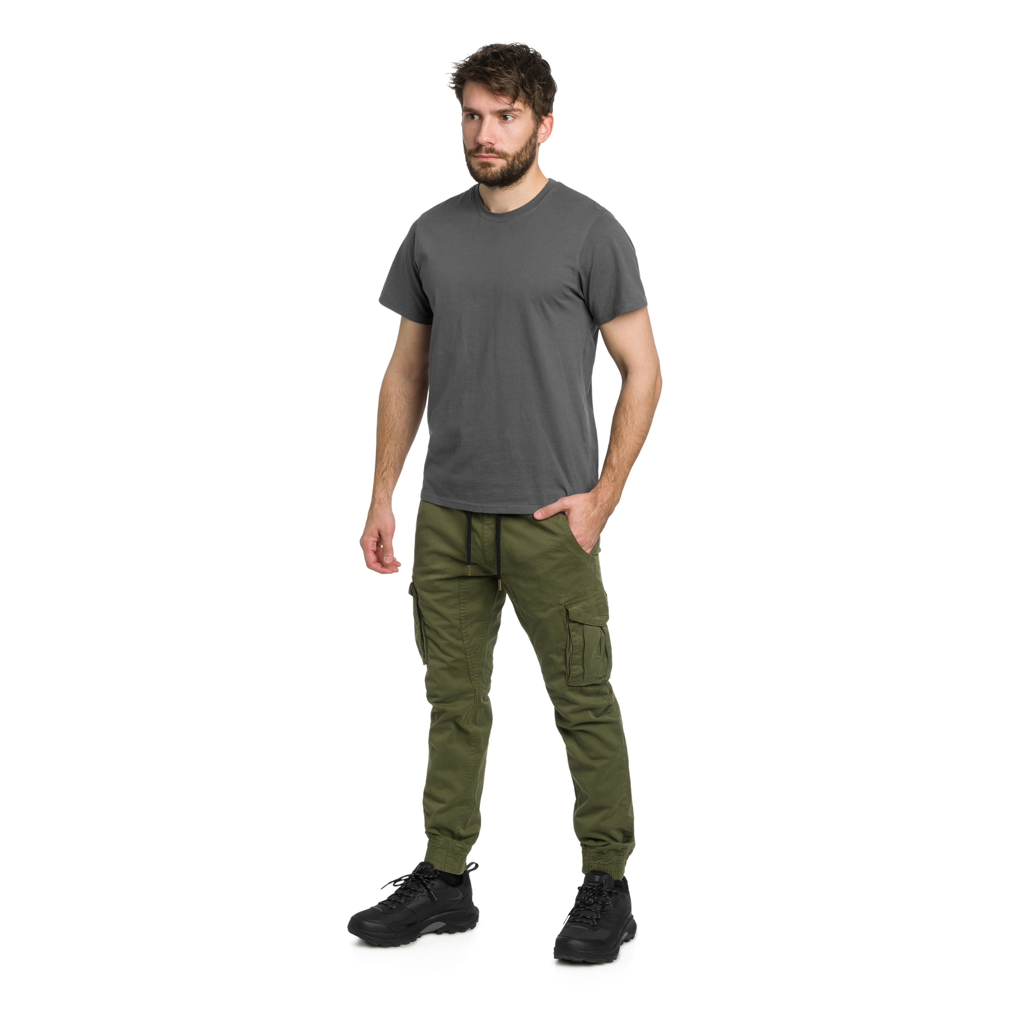 Alpha Industries - Cotton Twill Jogger Hose - Dark Olive