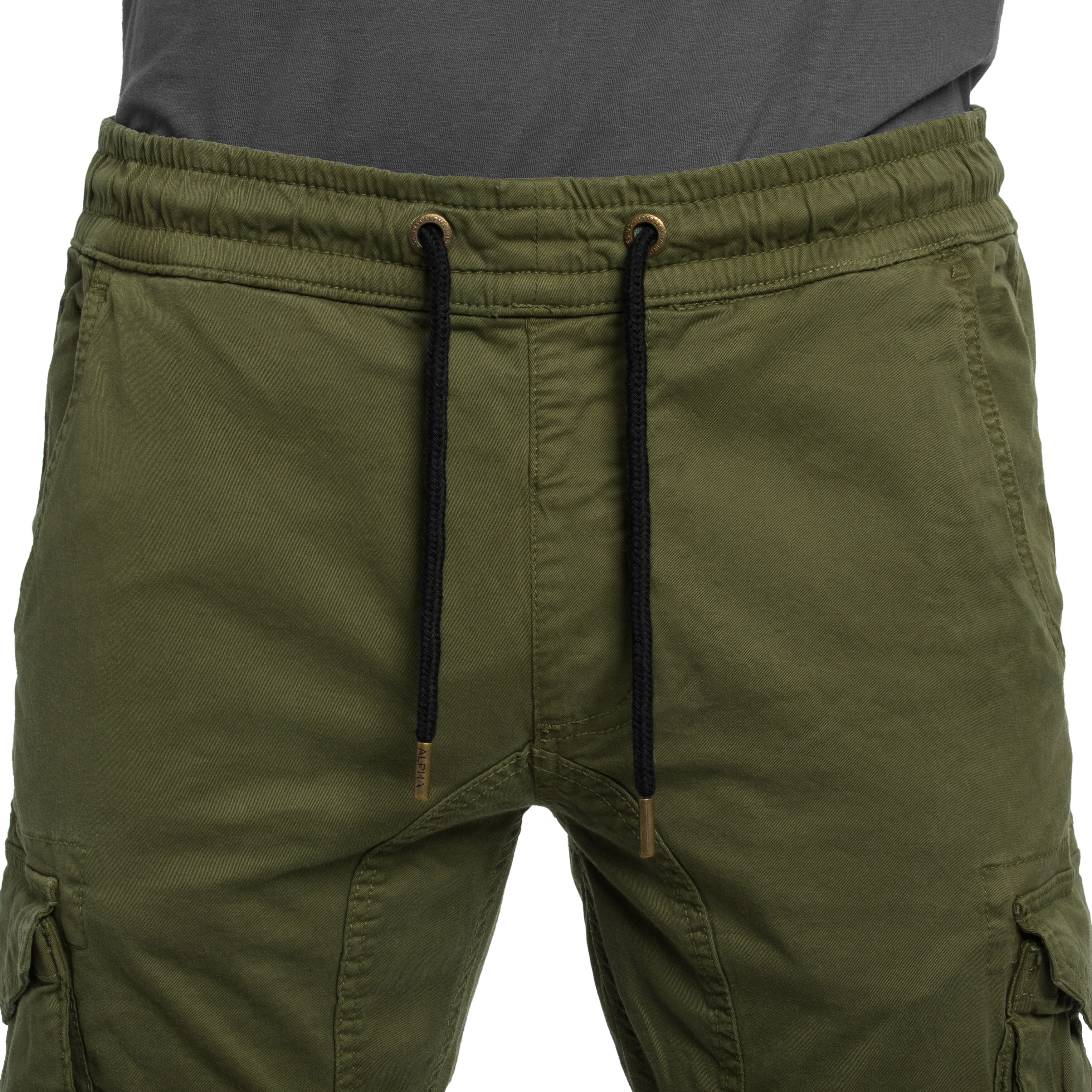 Alpha Industries - Cotton Twill Jogger Hose - Dark Olive