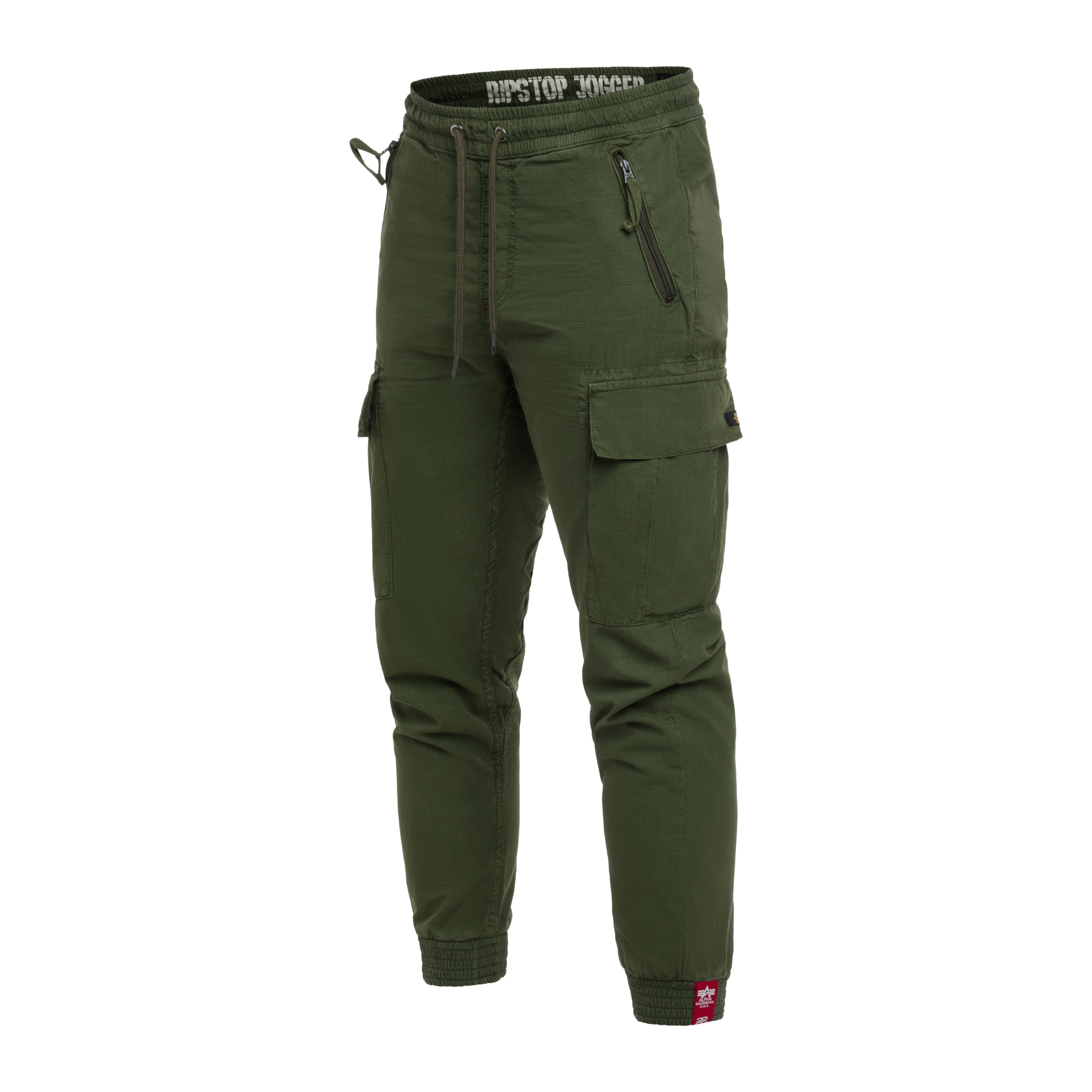 Alpha Industries - Rip-Stop Jogger - Hose - Dark Olive