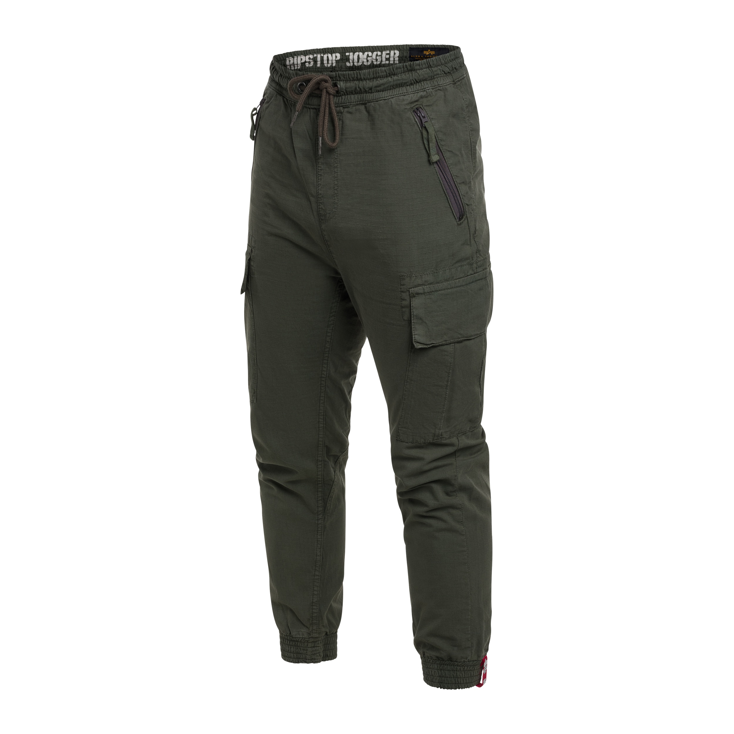 Alpha Industries - Rip-Stop Jogger - Hose - Grey/Black