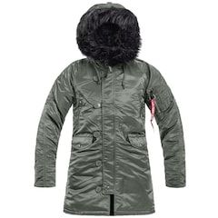 Alpha Industries - N3B VF 59 Damenjacke - Vintage Green/Black