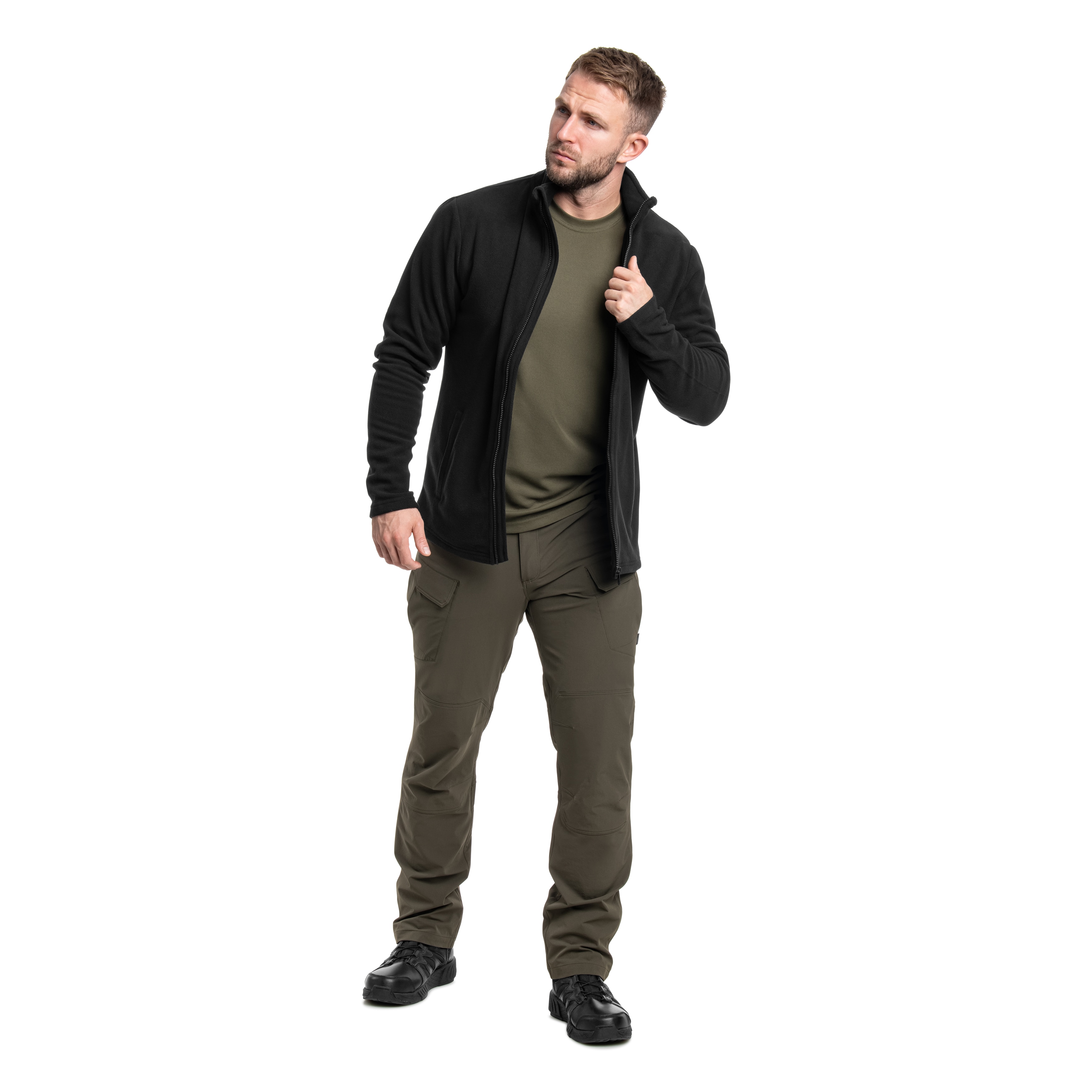 4F - M289 Regular - Fleecejacke - Schwarz