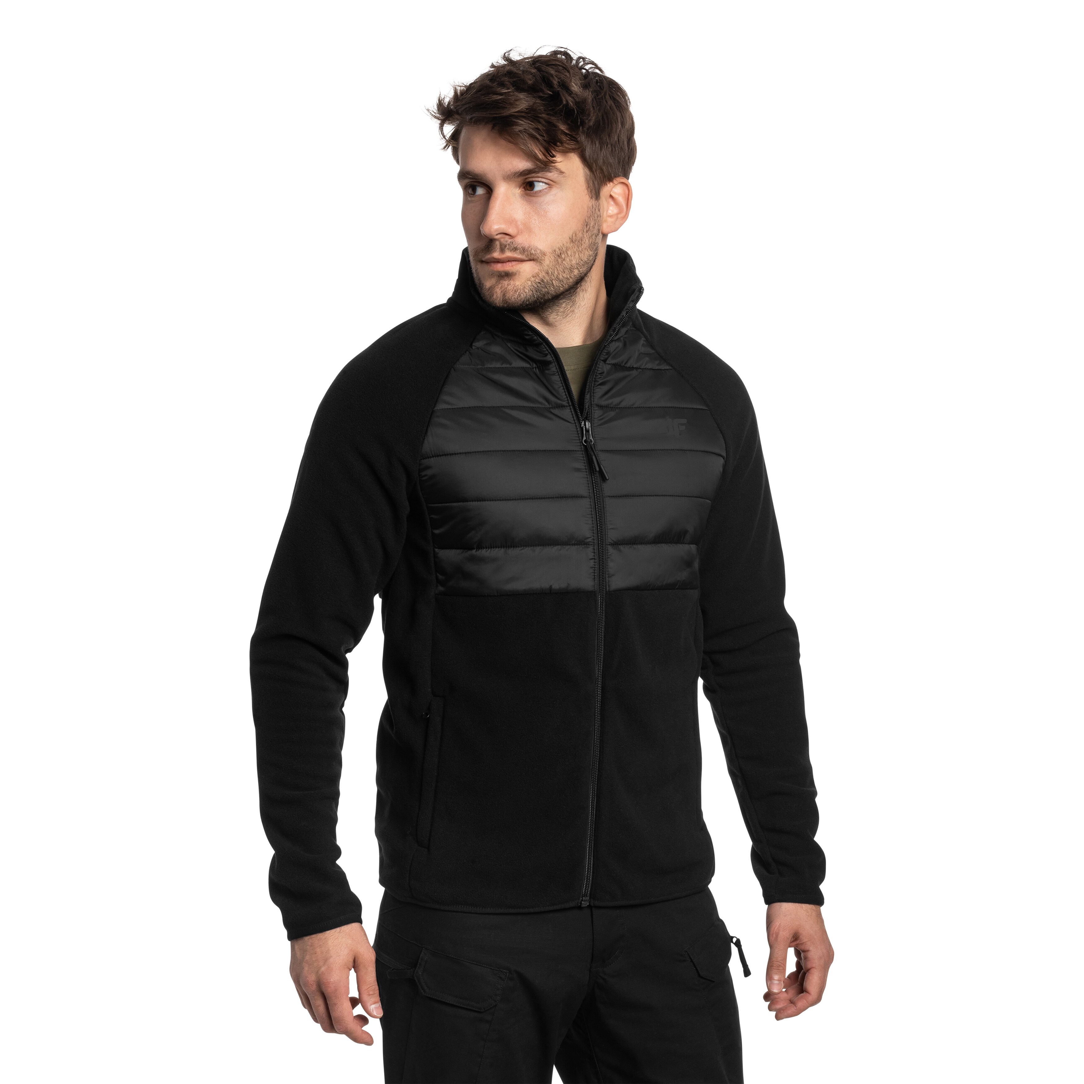 4F - M249 - Fleecejacke - Schwarz