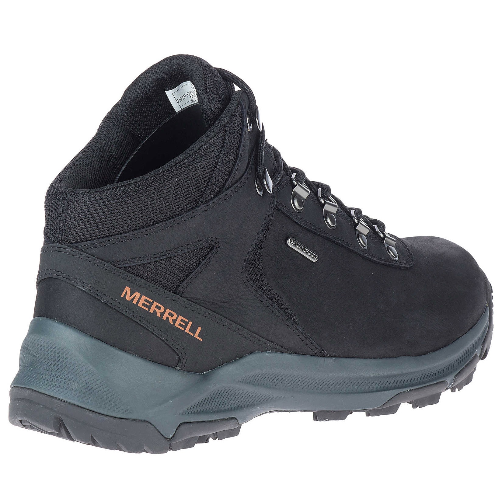 Merrell Erie - Mid Leather Waterproof Schuhe - Black