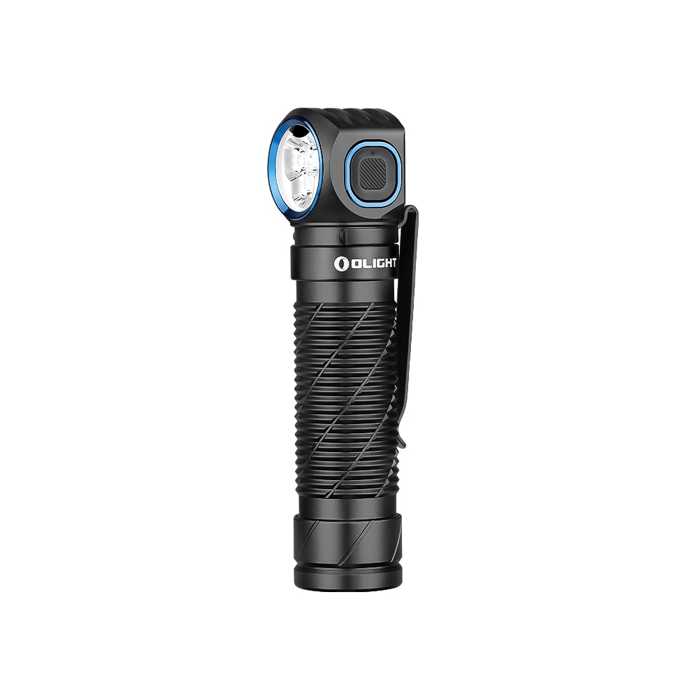 Olight - Perun 3 Black Kopf- und Winkeltaschenlampe mit Stirnband - 3000 Lumen