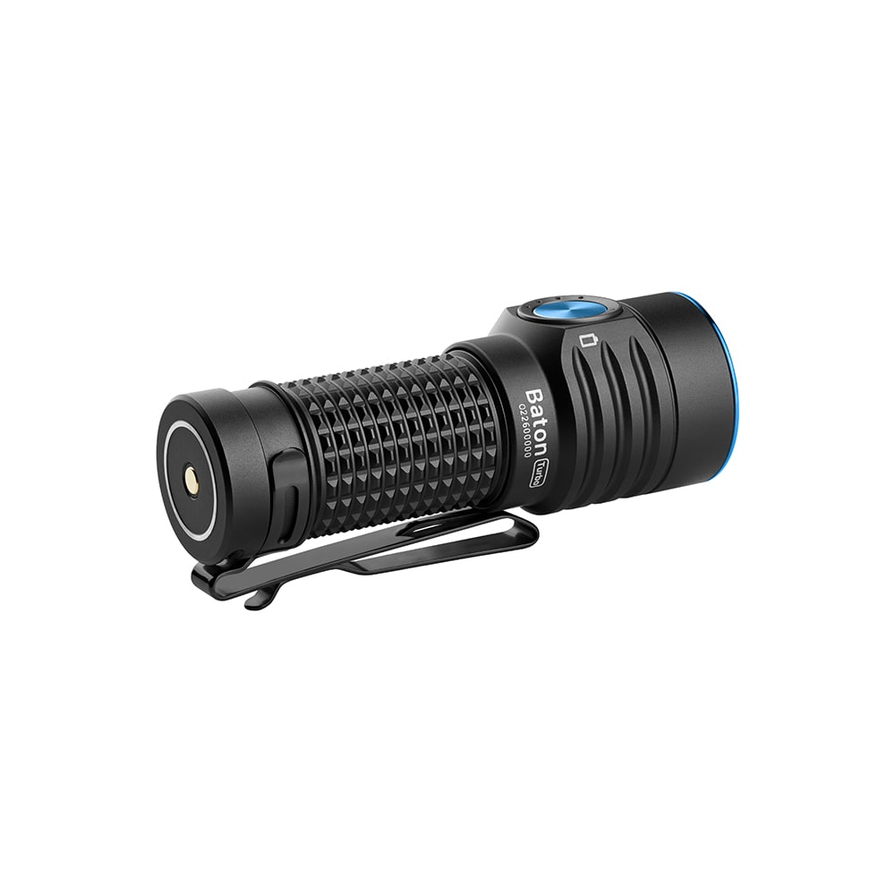 Olight - Baton Turbo Black wiederaufladbare Taschenlampe - 1000 Lumen