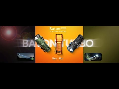 Olight  - Baton Turbo OD Green Akku-Taschenlampe - 1000 Lumen