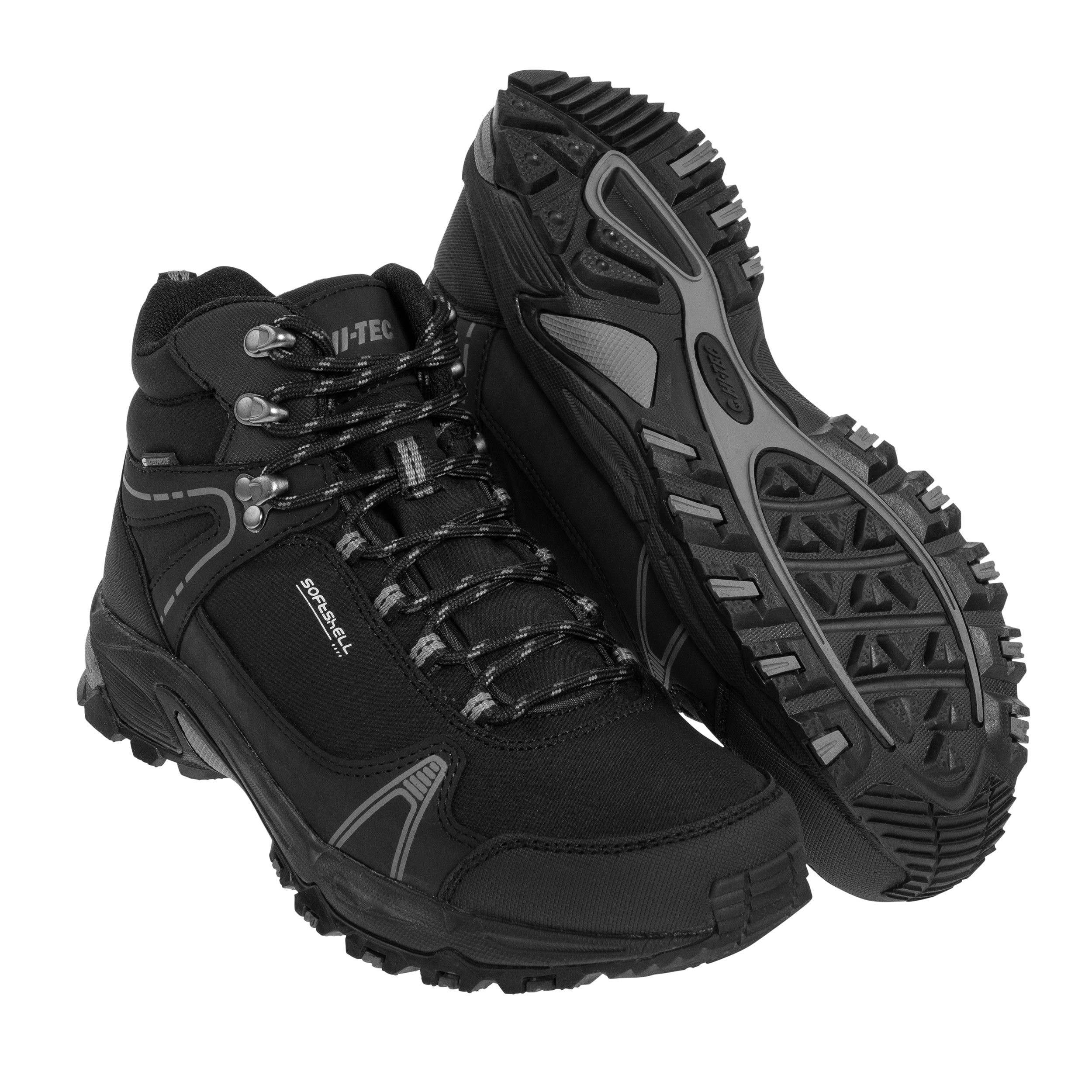 Hi-Tec - Hapiter Mid WP Trekkingschuhe - Black/Grey