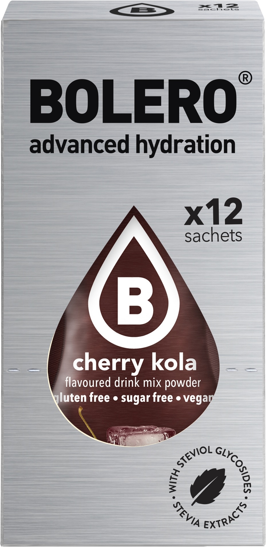 Bolero - Getränkepulver mit Stevia 3 g - 12 Stk. - Cherry Cola