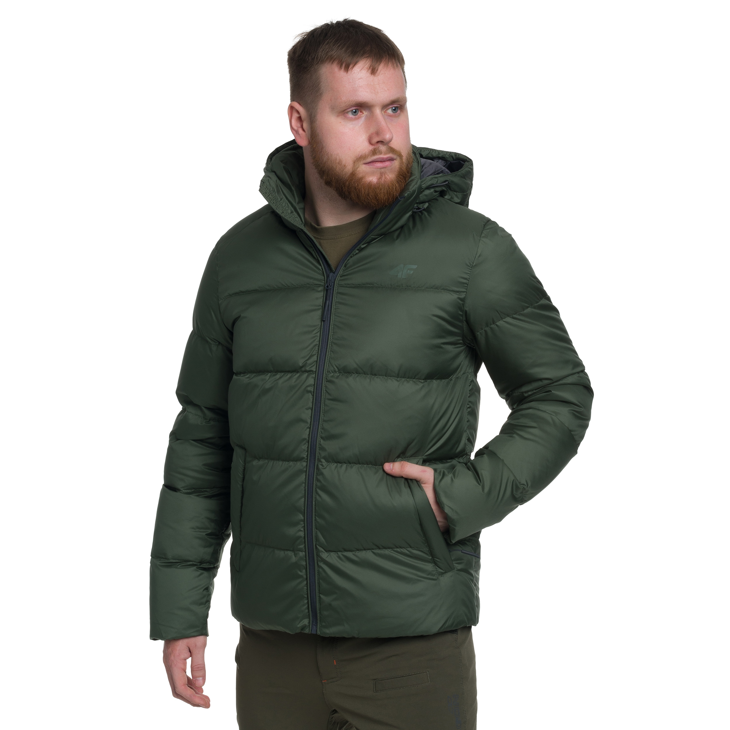 4F - M513 Daunenjacke - Olive