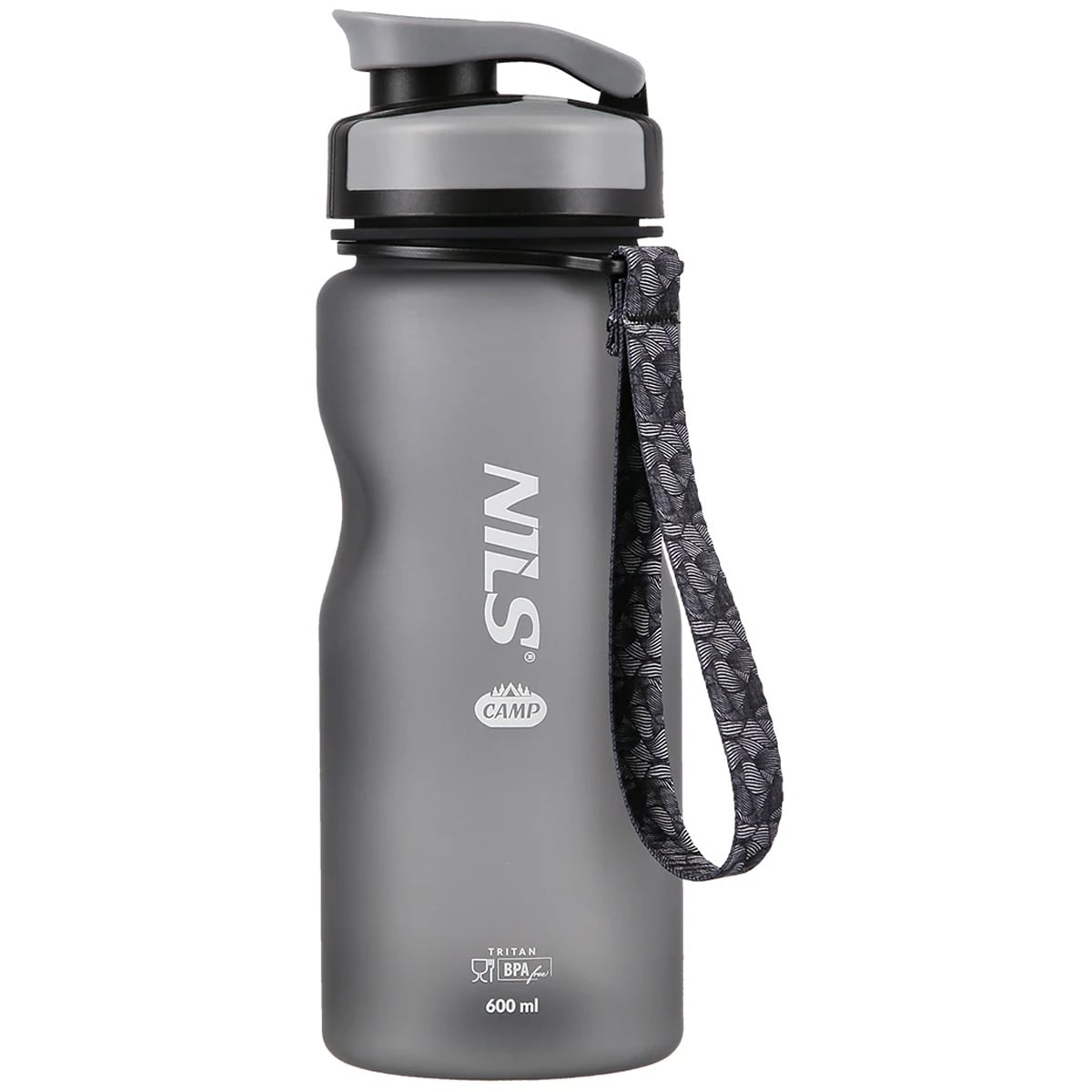 Nils Camp - NC1740 Trinkflasche 600 ml - Schwarz