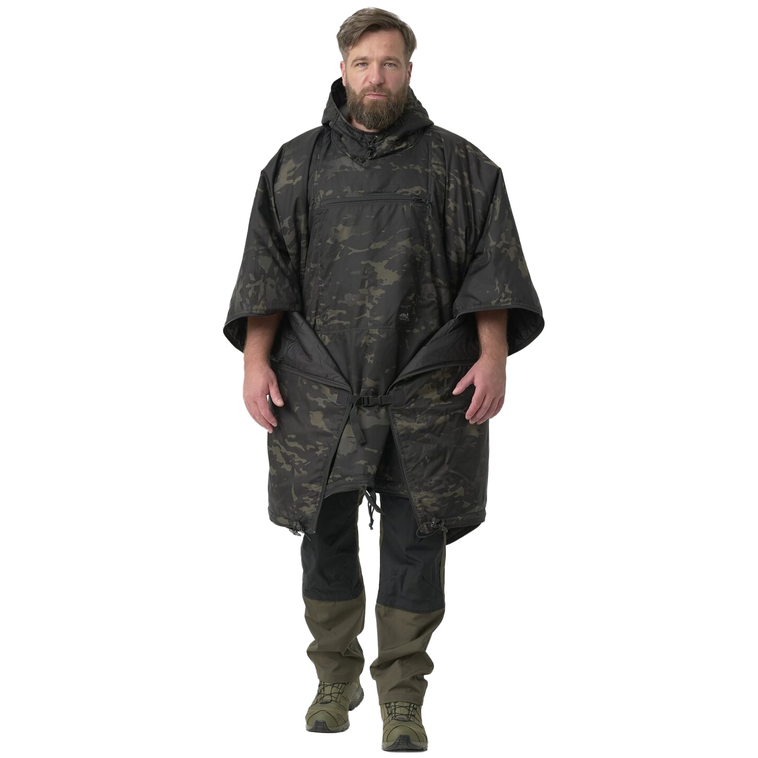 Helikon-Tex - Swagman Roll Climashield Apex Poncho mit Schlafsackfunktion - MultiCam Black