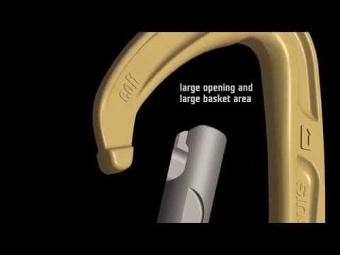 Singing Rock - Colt Bent Karabiner - Black