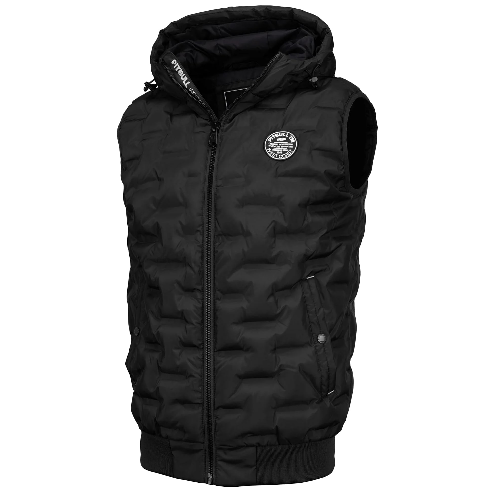 Pitbull West - Coast Vest Carver - Weste - Black