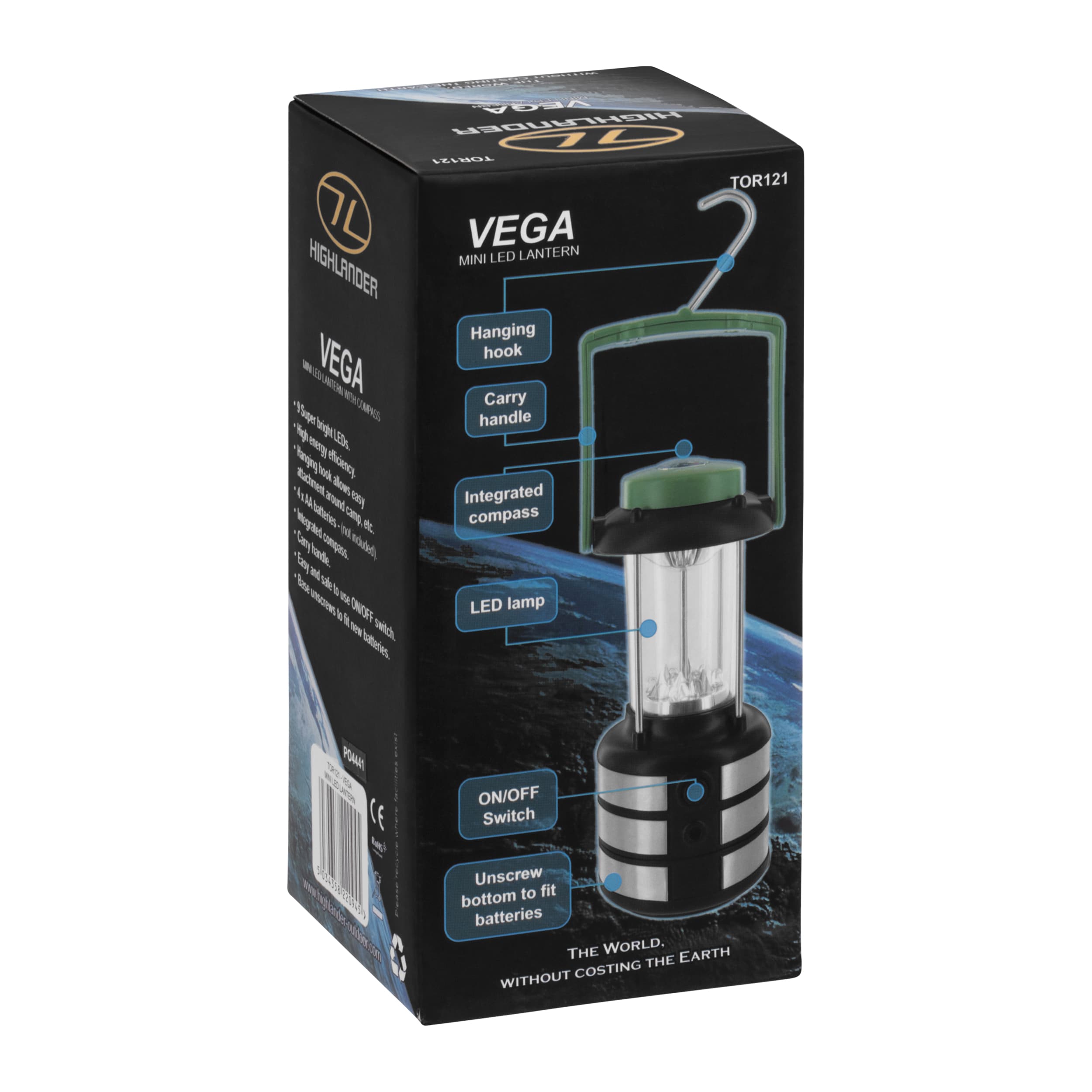 Highlander - Outdoor Vega Minuscale Campinglampe