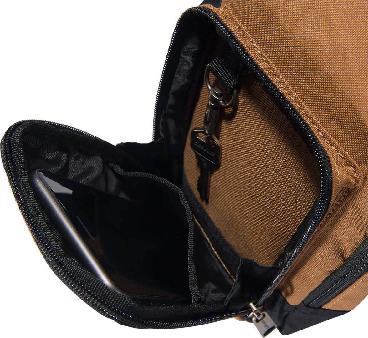 Carhartt - CrossBody Zip Tasche - Carhartt Brown