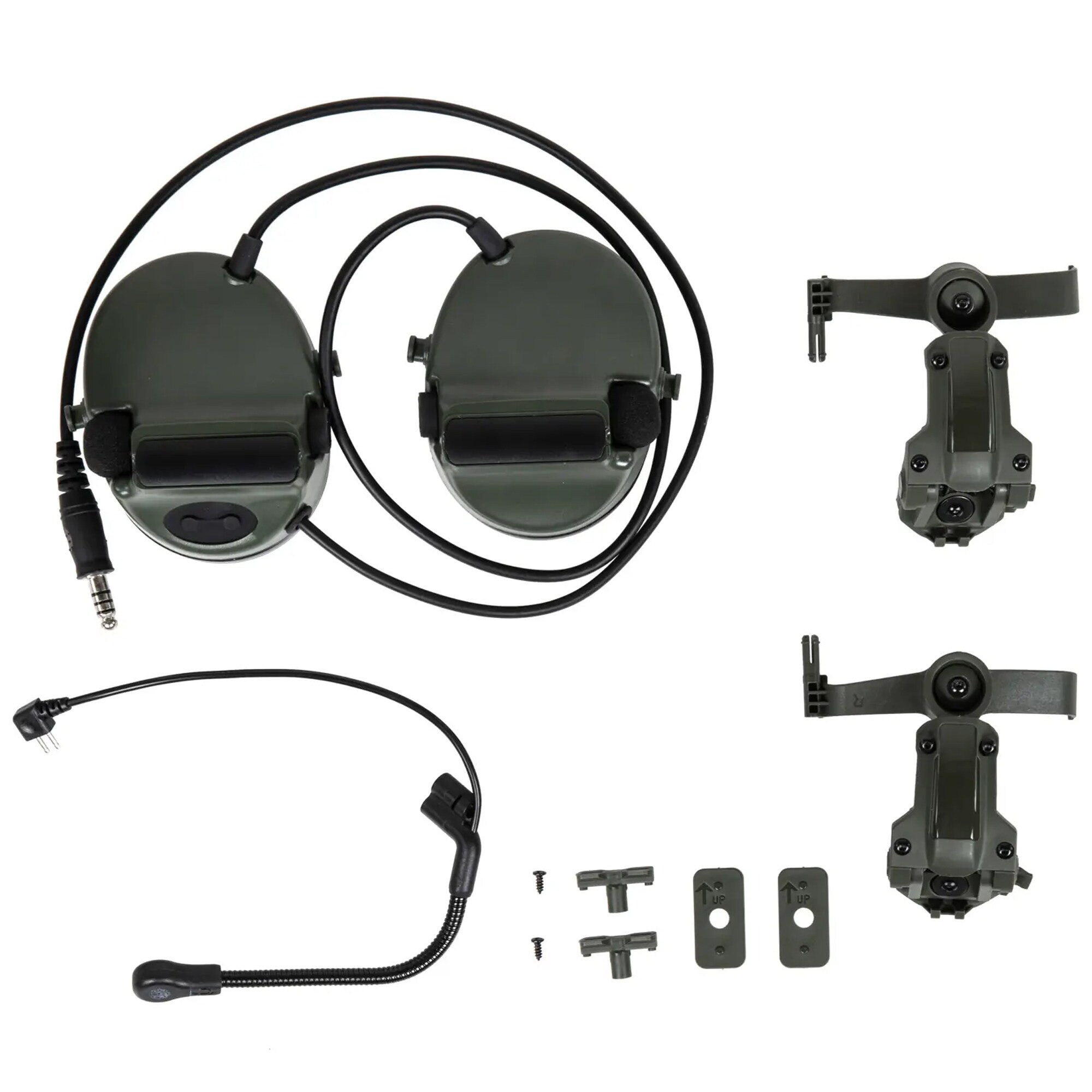 Wosport - C5 HD-24 Aktiver Gehörschutz - Olive