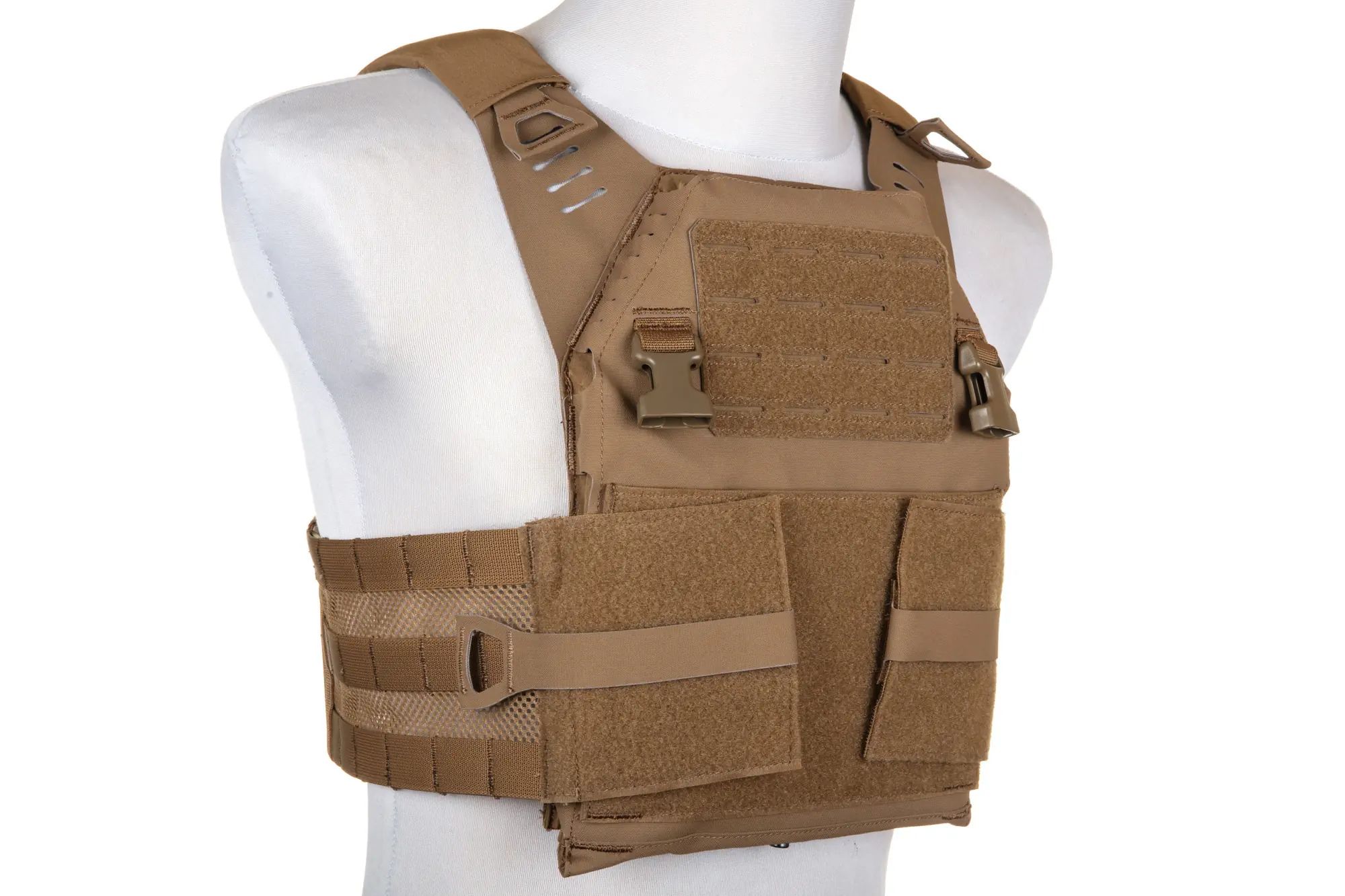 Wosport - VE-97 Plate Carrier - Taktische Weste - Coyote Brown