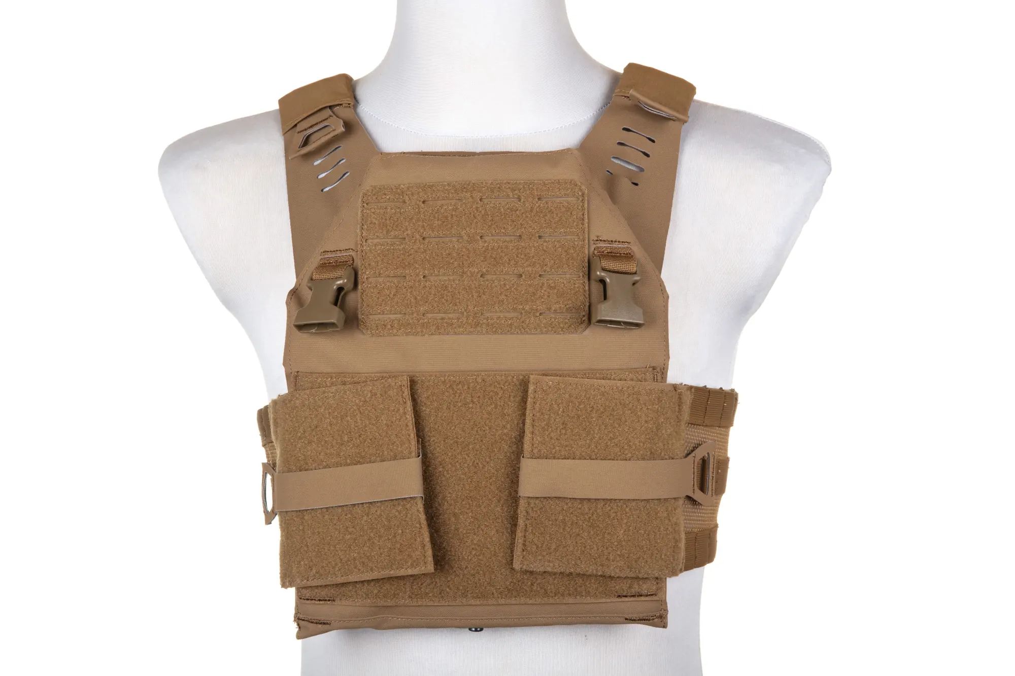 Wosport - VE-97 Plate Carrier - Taktische Weste - Coyote Brown