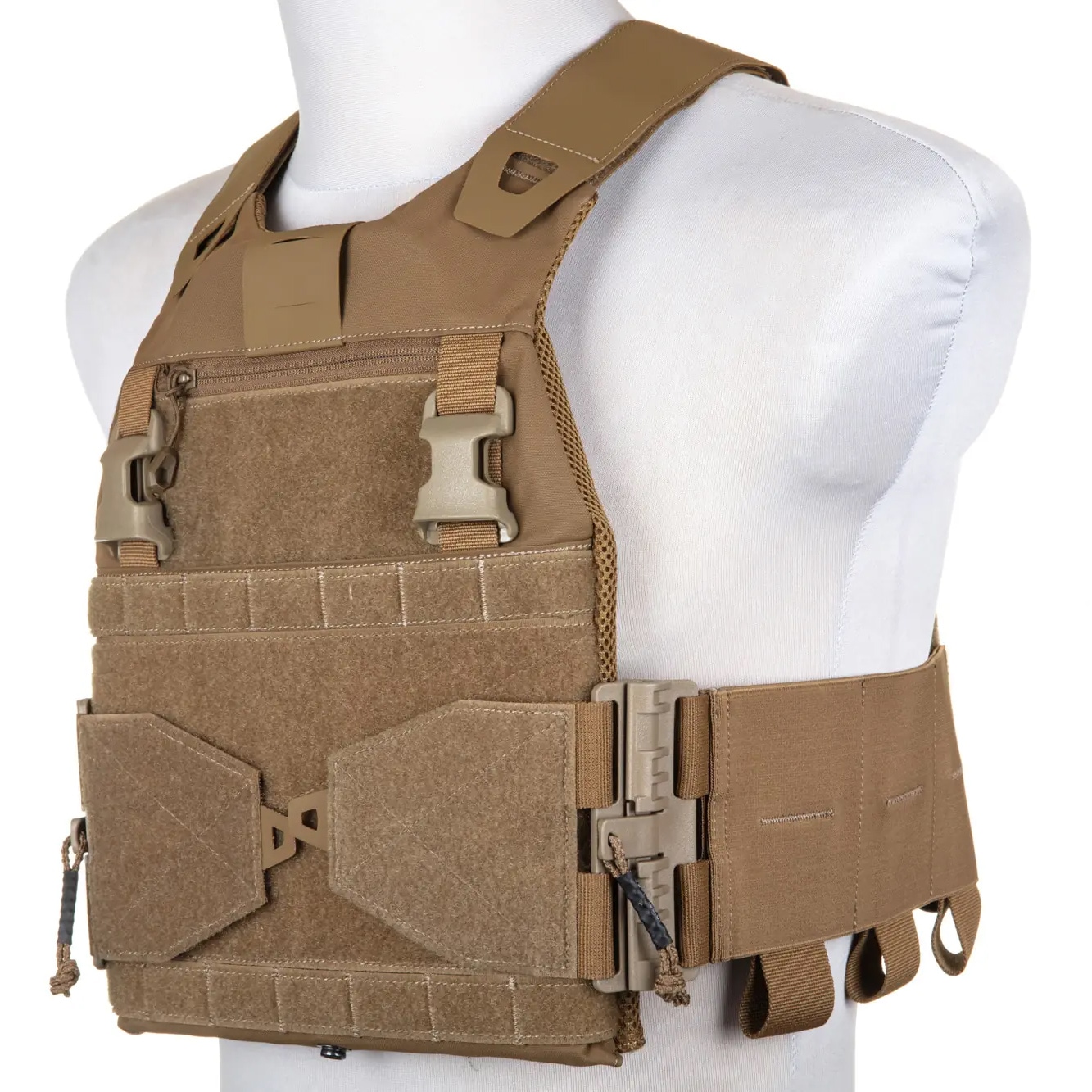 Ape Force Gear - Plate Carrier FCSK 2.0 Taktische Weste - Coyote Brown