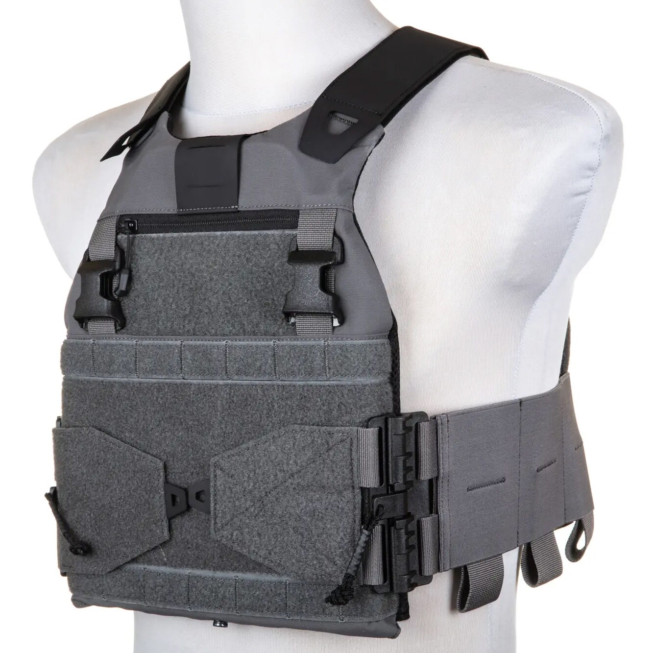 Ape Force Gear - Plate Carrier FCSK 2.0 Taktische Weste - Wolf Grey